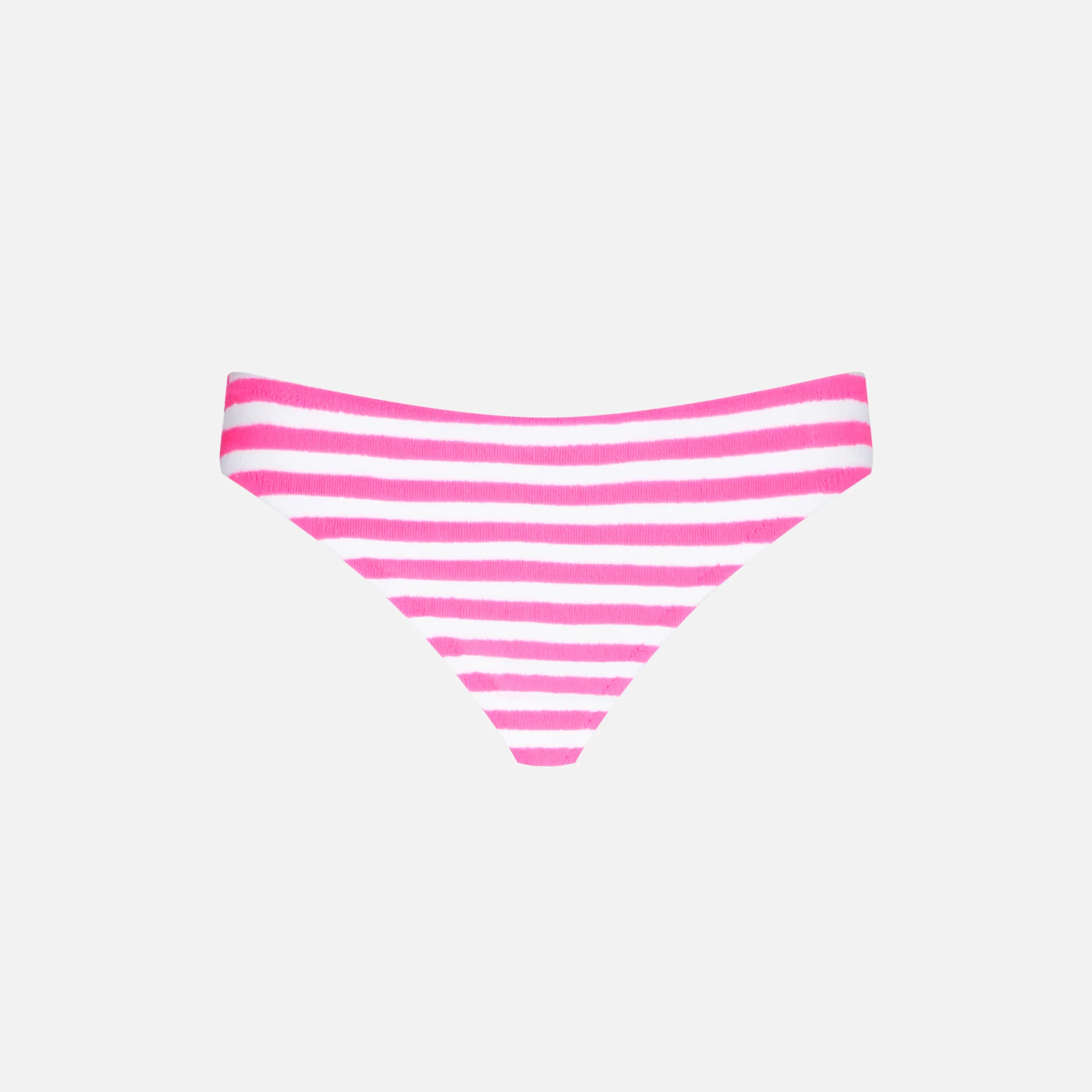 Girl swim briefs with pink and white stripes - Image 2