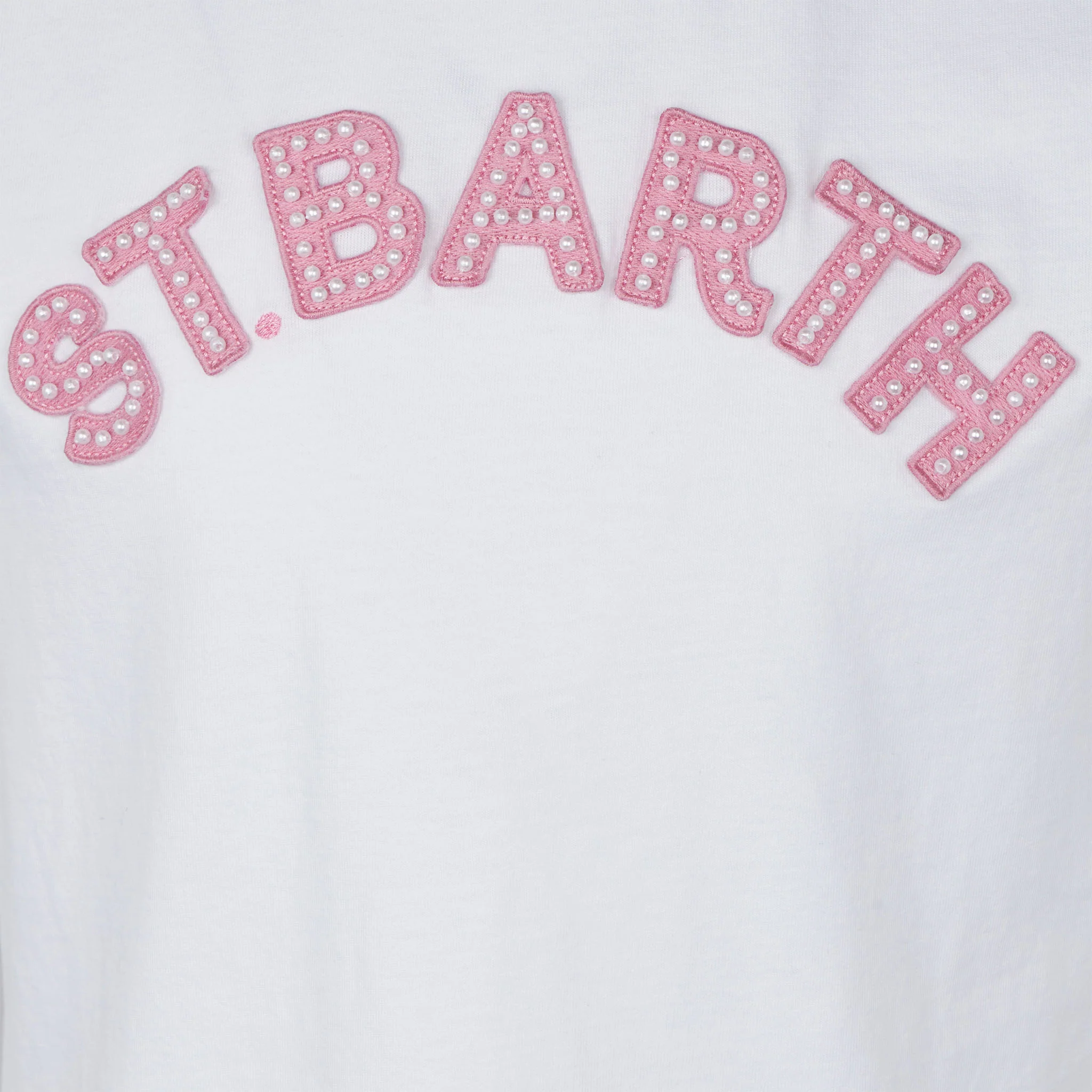 Girl t-shirt with St. Barth patches - Image 2