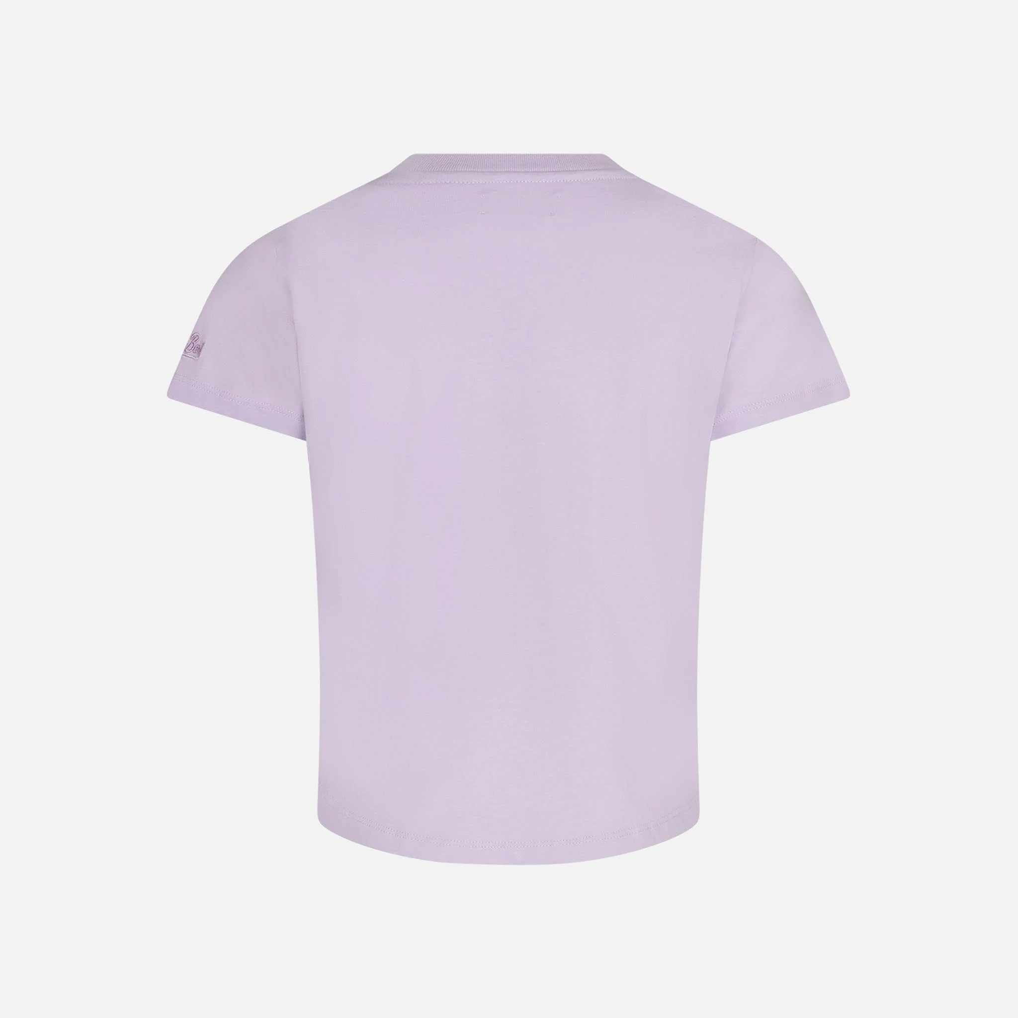 Girl t-shirt with St. Barth Girls Club and unicorns print - Image 3
