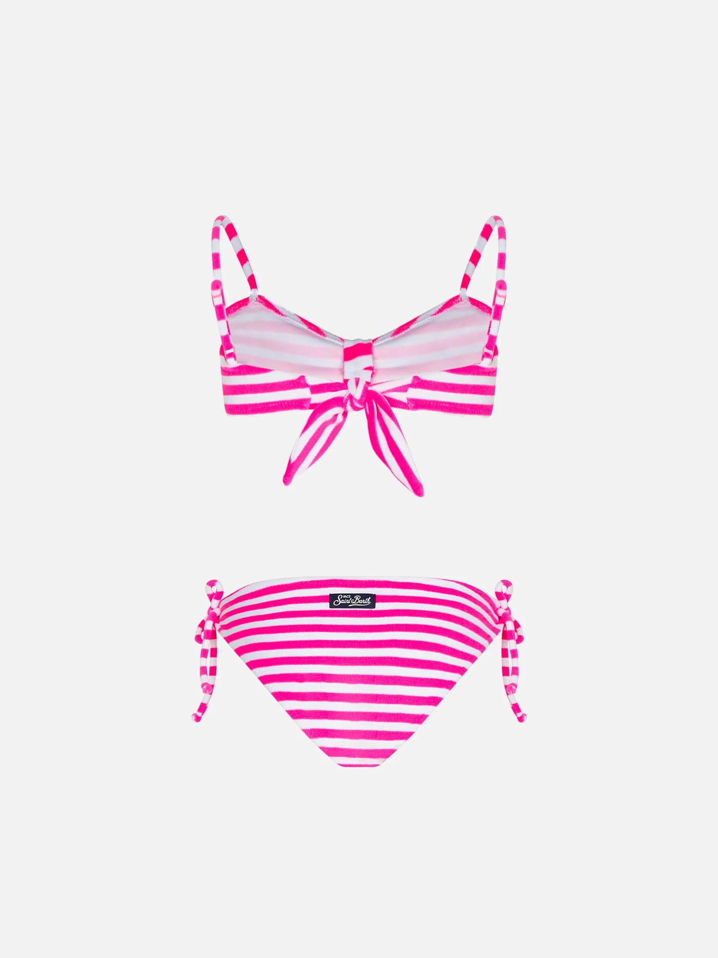 Girl terry striped bralette bikini - Image 2