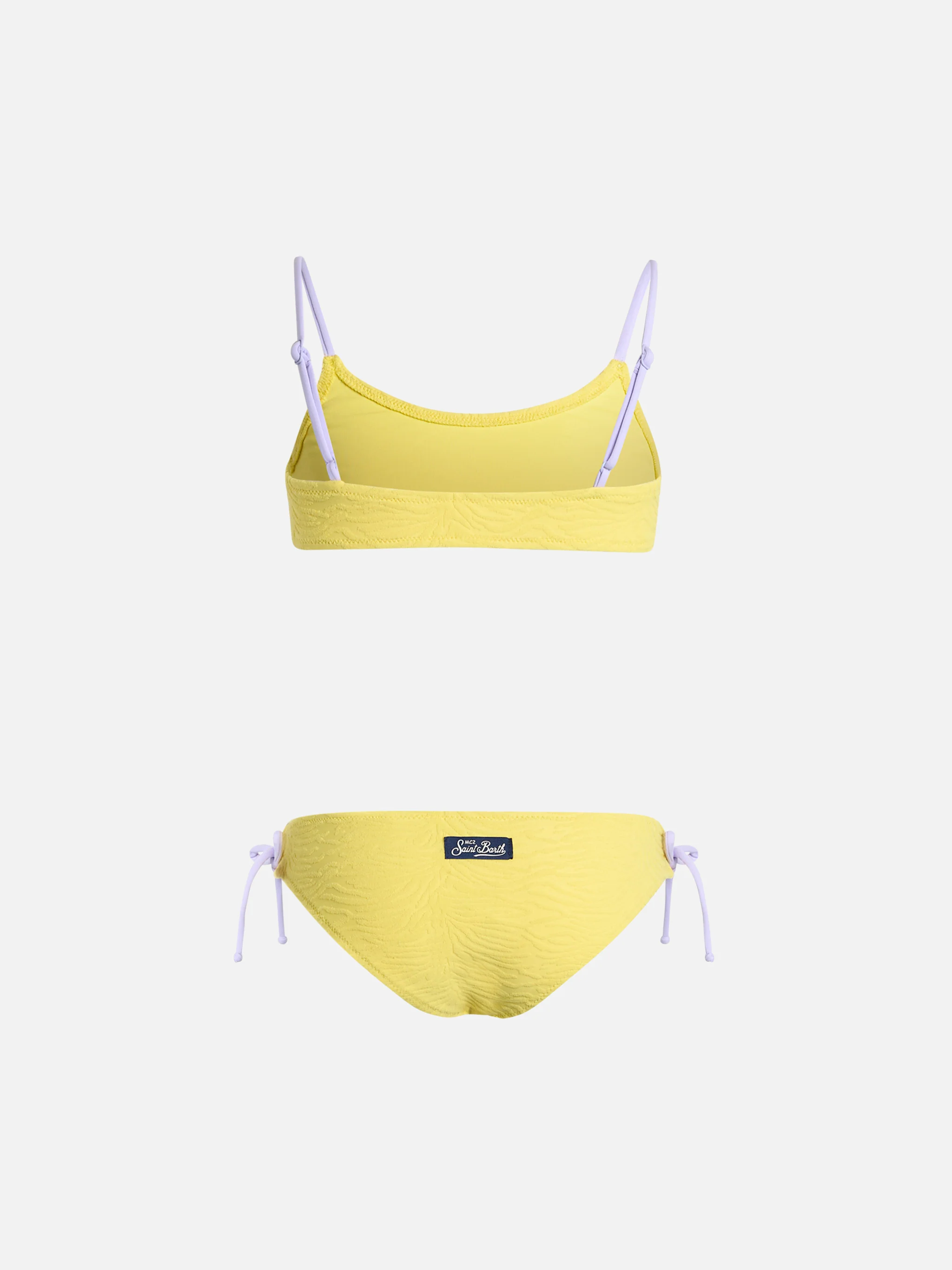 Girl zebra embossed bralette bikini Jaiden - Image 2