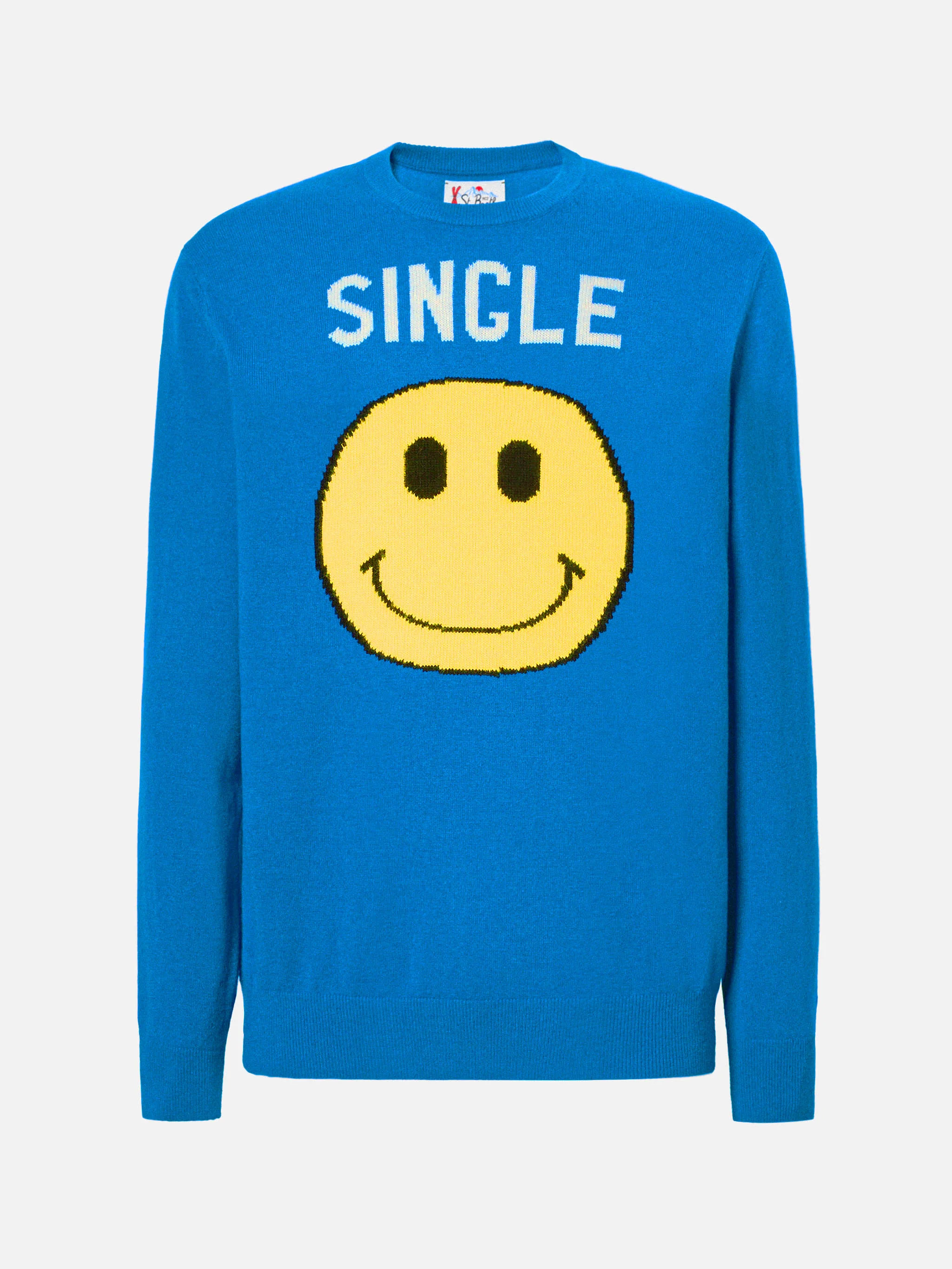 Green crewneck Heron with Single jacquard - Image 5