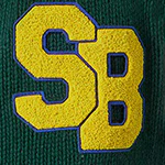 Green knit bomber college style Benjamin - Image 4