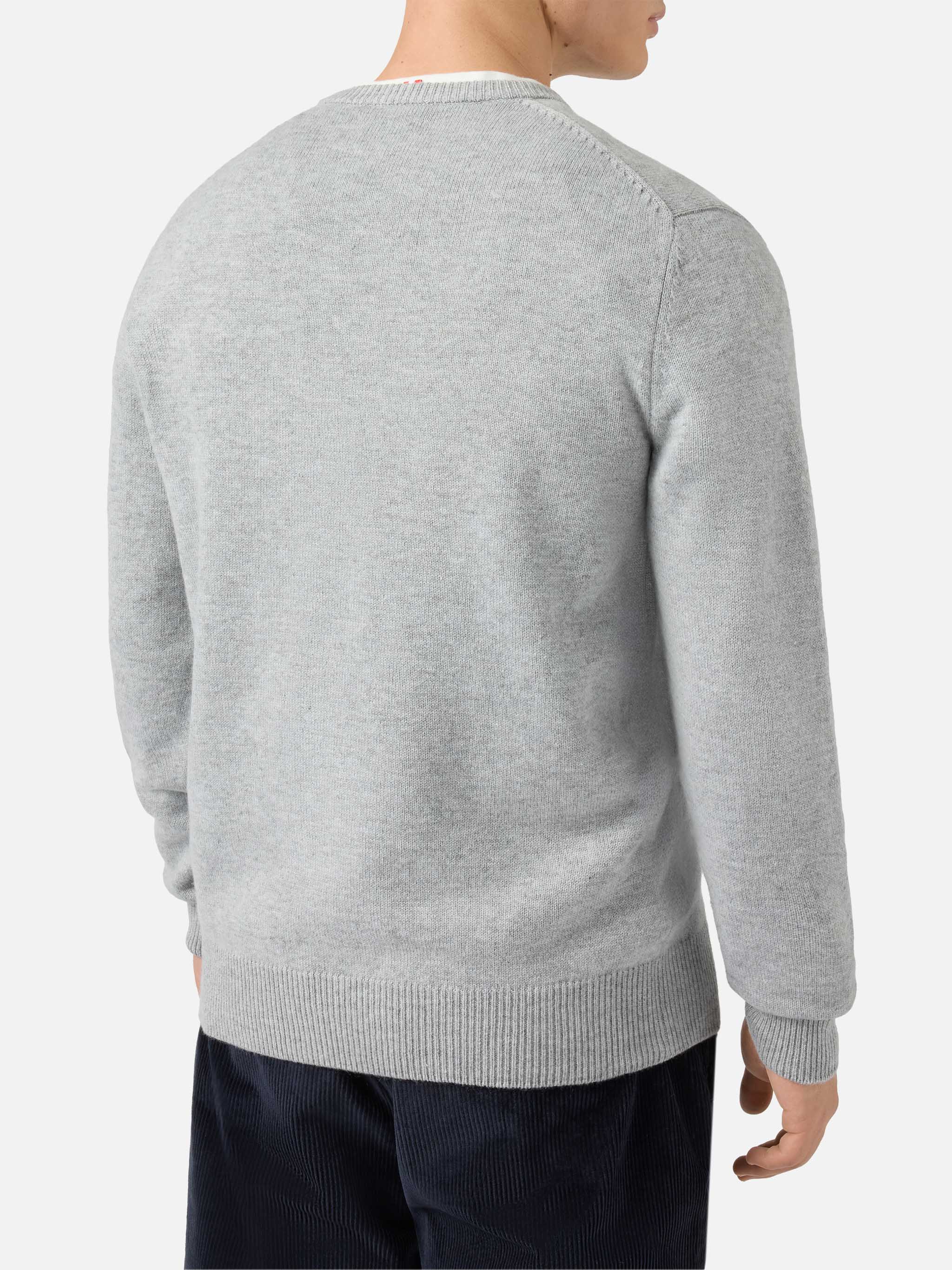 Grey crewneck Heron with Super G embroidery | SUPER G SPECIAL EDITION - Image 2