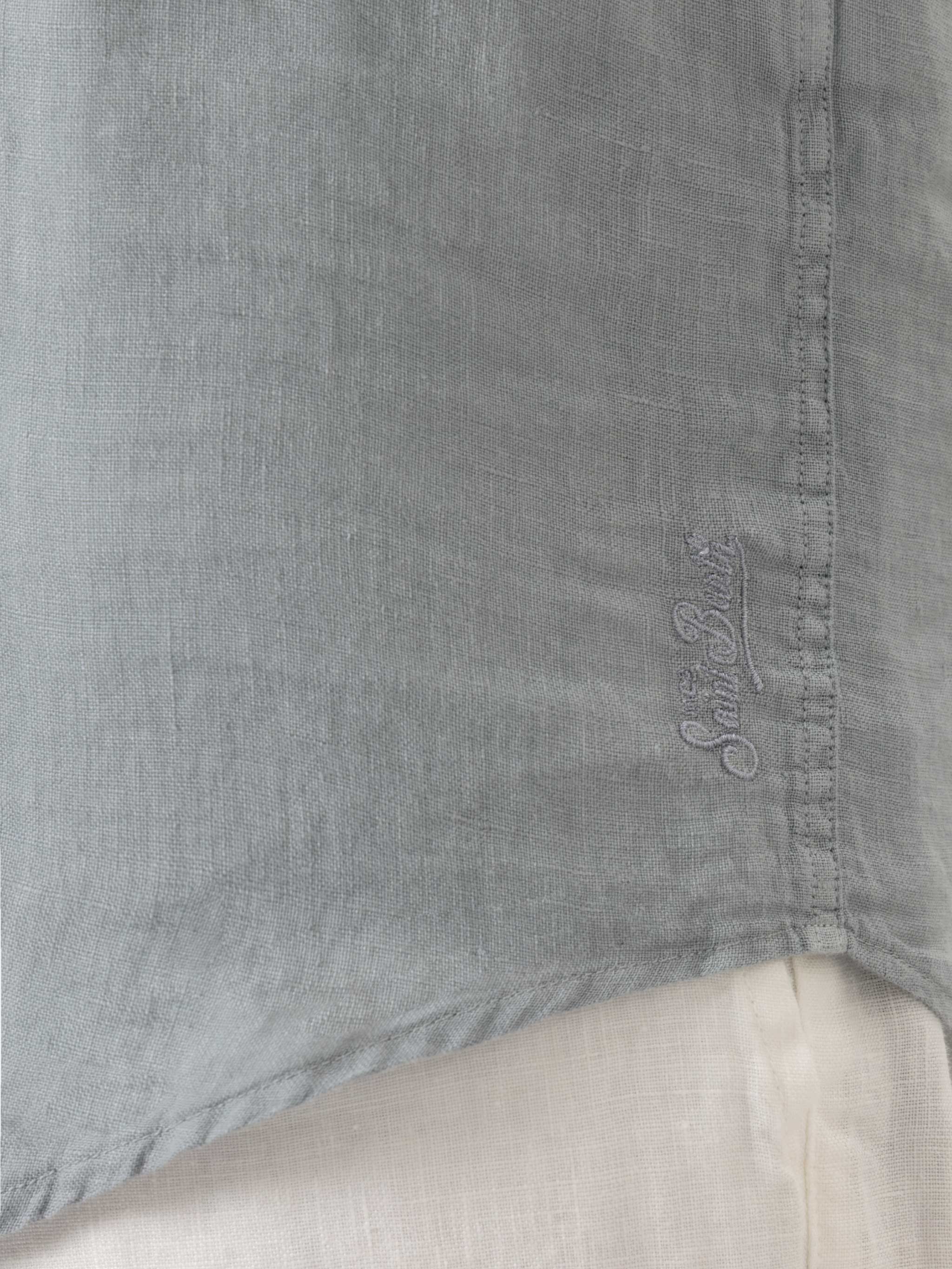 Grey linen shirt Pamplona - Image 2