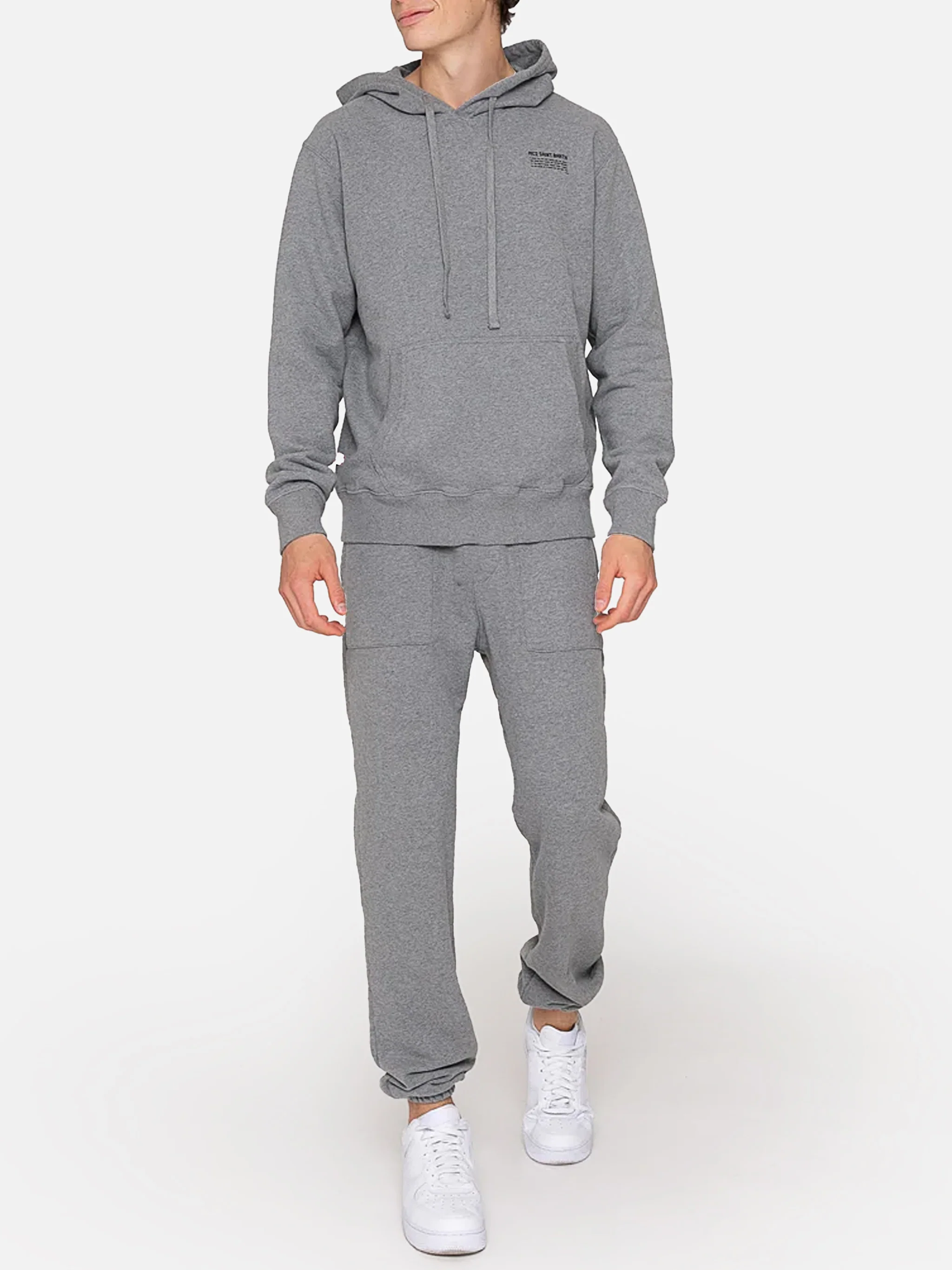Grey mélange track pants | Pantone® Special Edition - Image 4