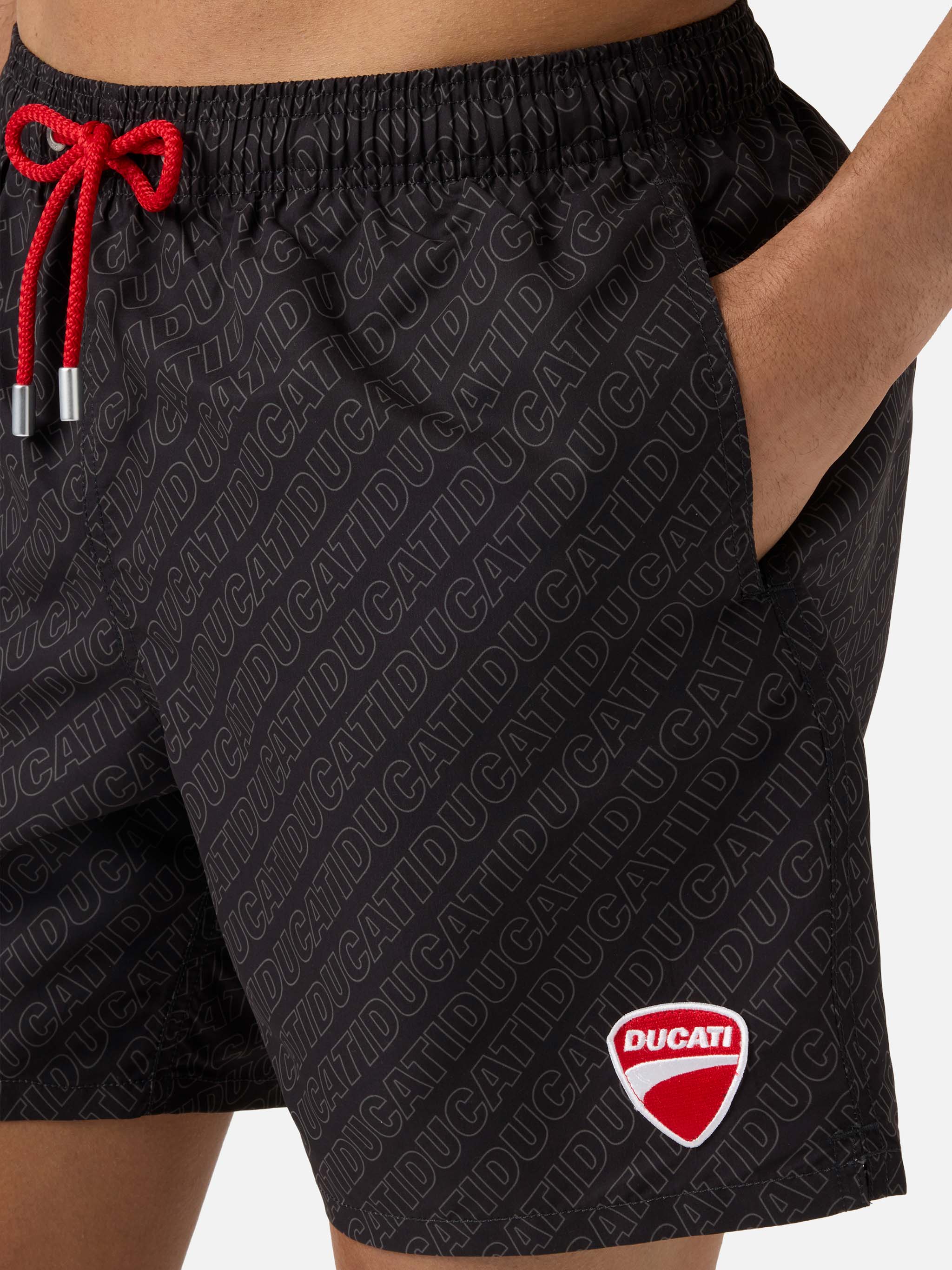 Gustavia swim shorts with Ducati print | Special Edition - Image 4