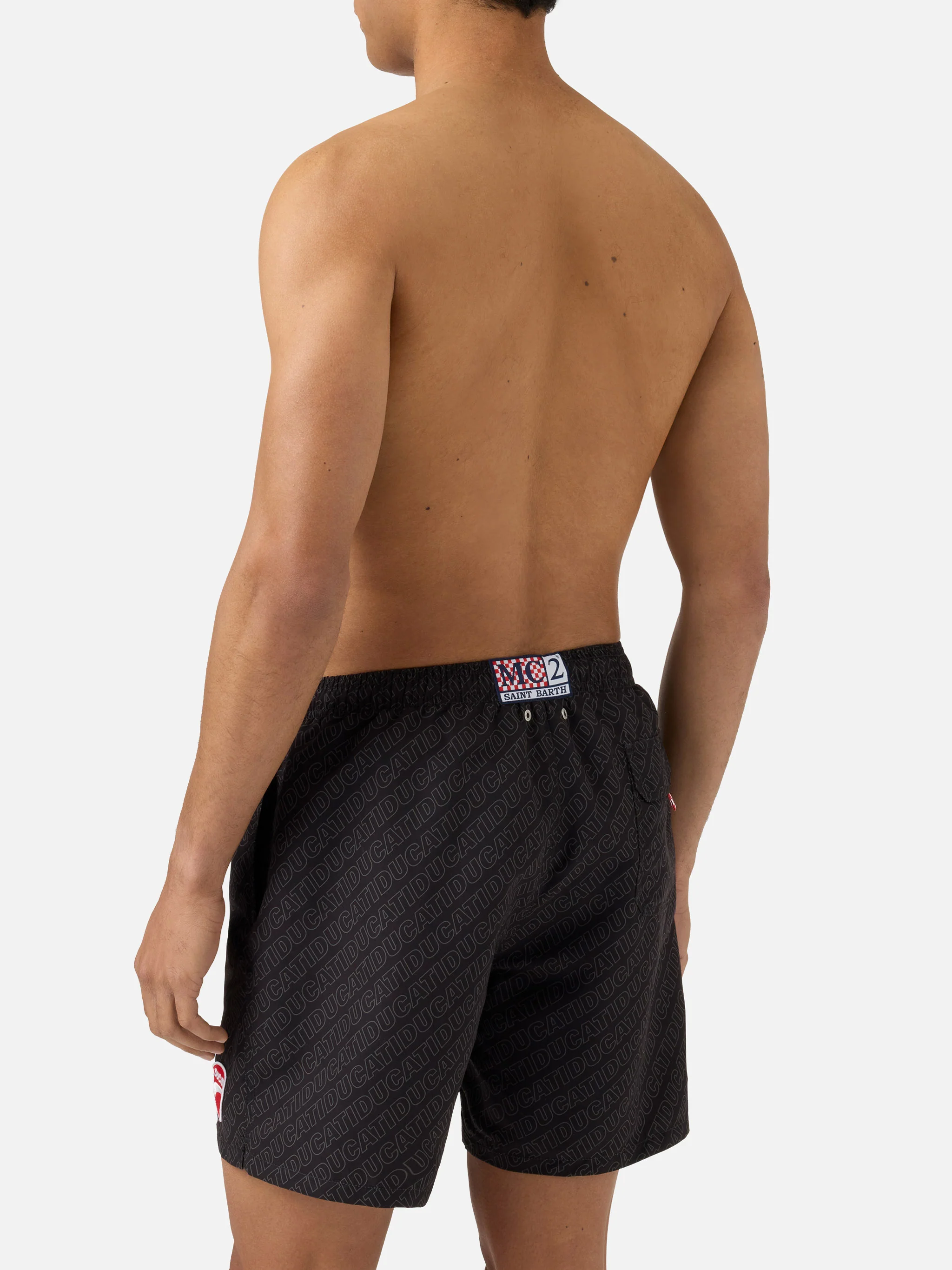 Gustavia swim shorts with Ducati print | Special Edition - Image 5