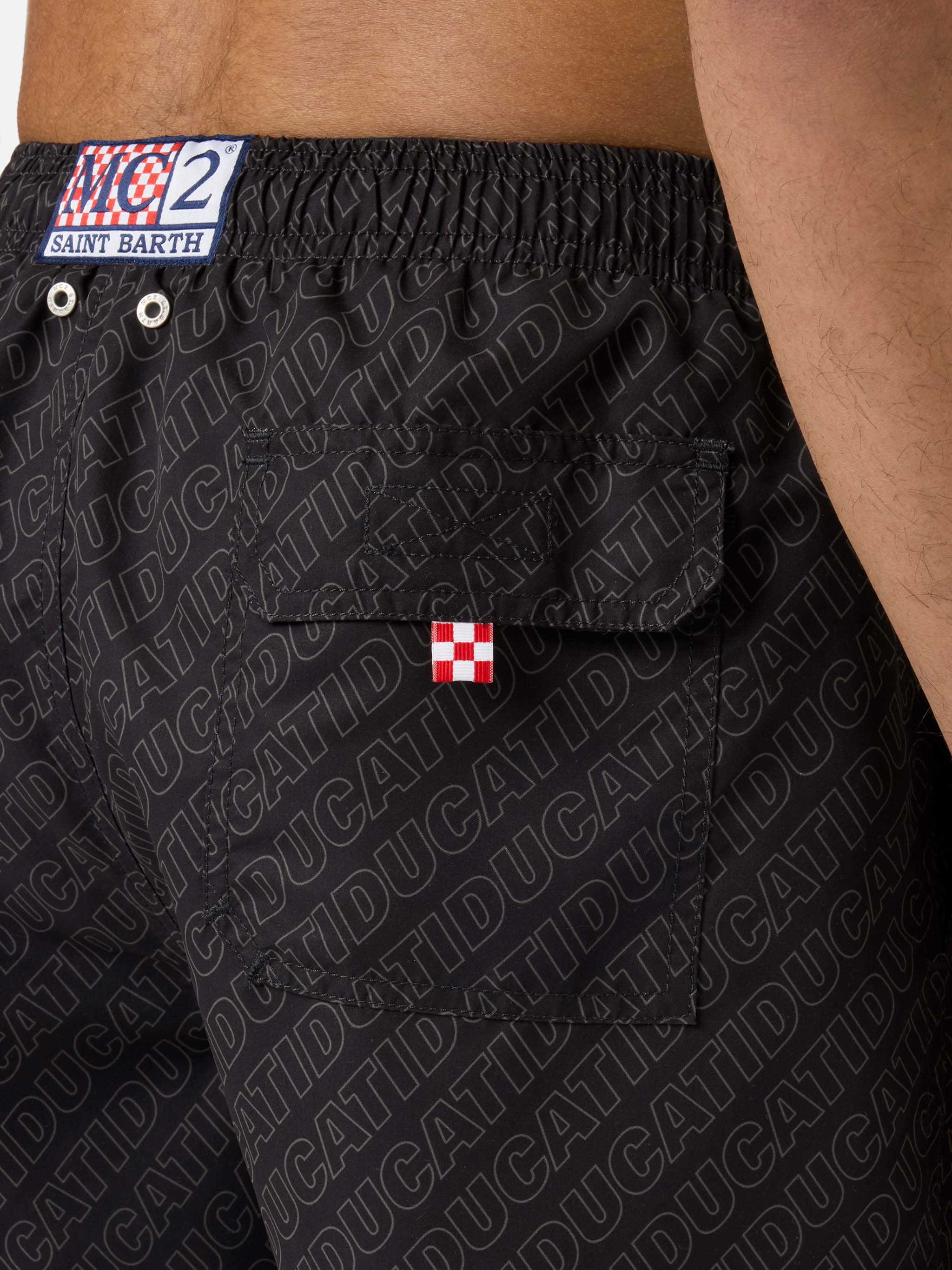 Gustavia swim shorts with Ducati print | Special Edition - Image 6