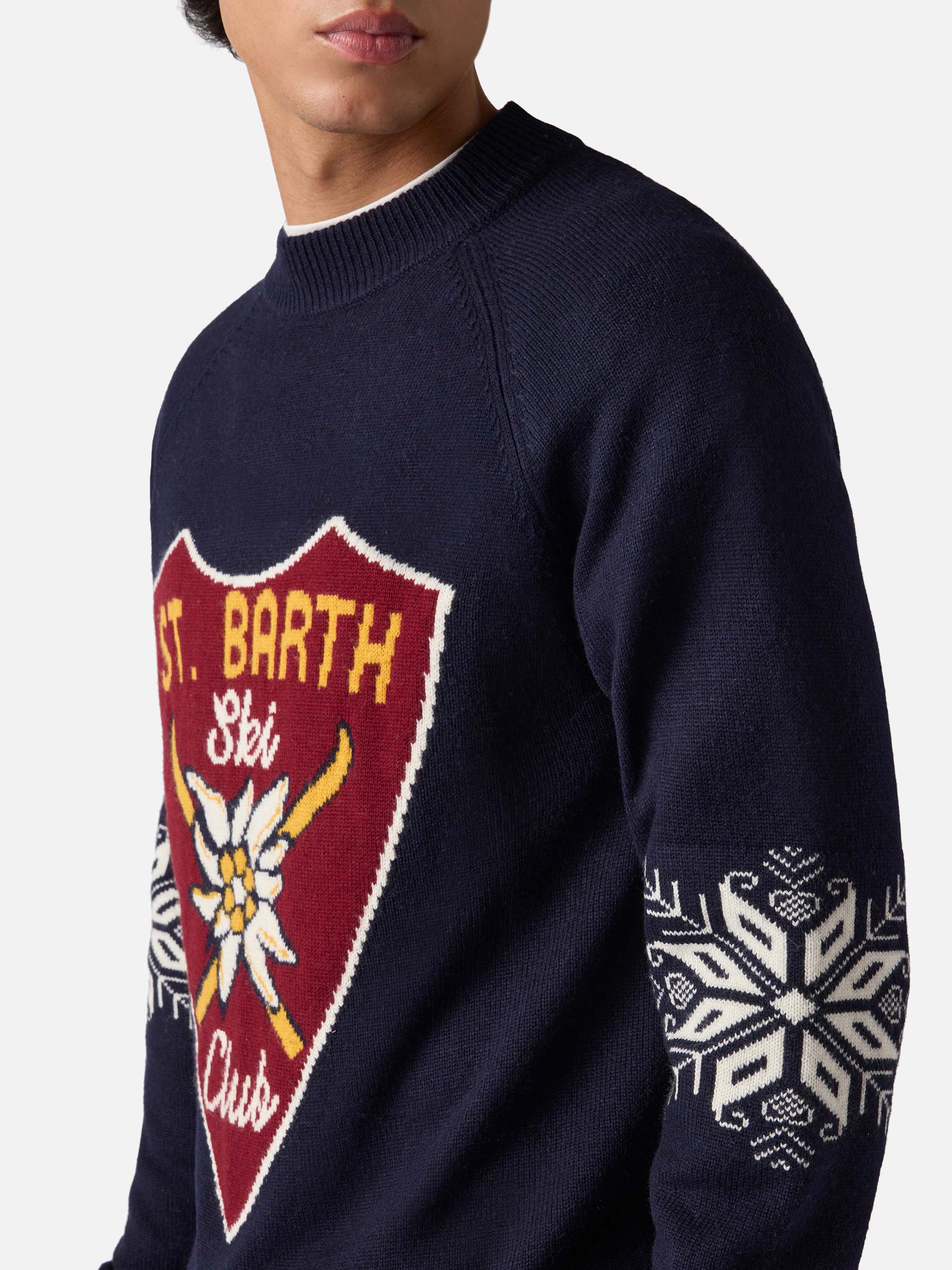 Half-turtleneck Davos with Alpine jacquard - Image 2