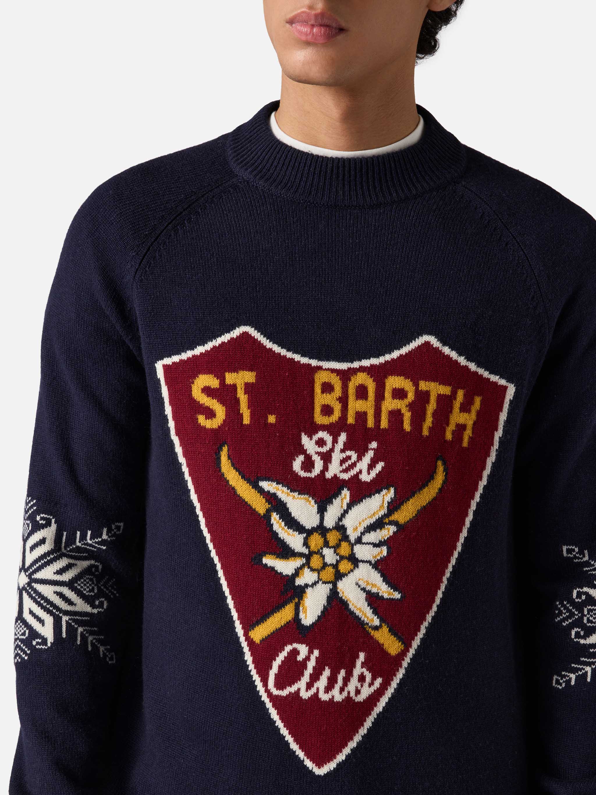 Half-turtleneck Davos with Alpine jacquard - Image 4