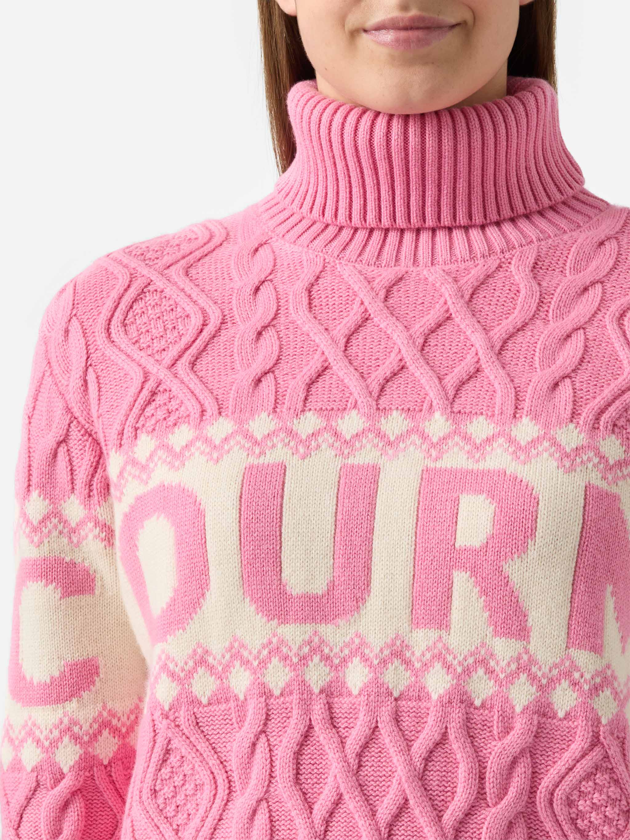 Half-turtleneck sweater Anton with Saint Barth jaquard - Image 2