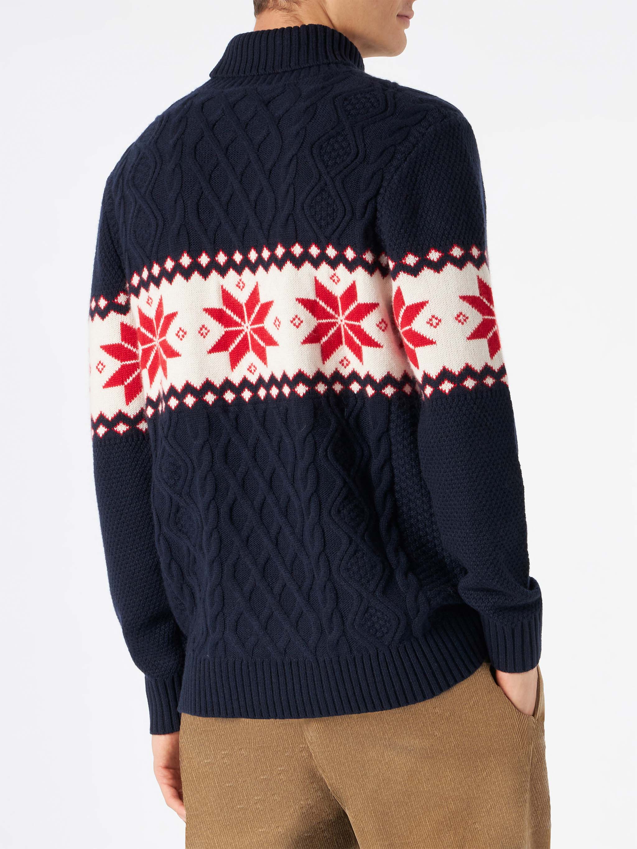 Half-turtleneck sweater with Bombardino lettering - Image 3