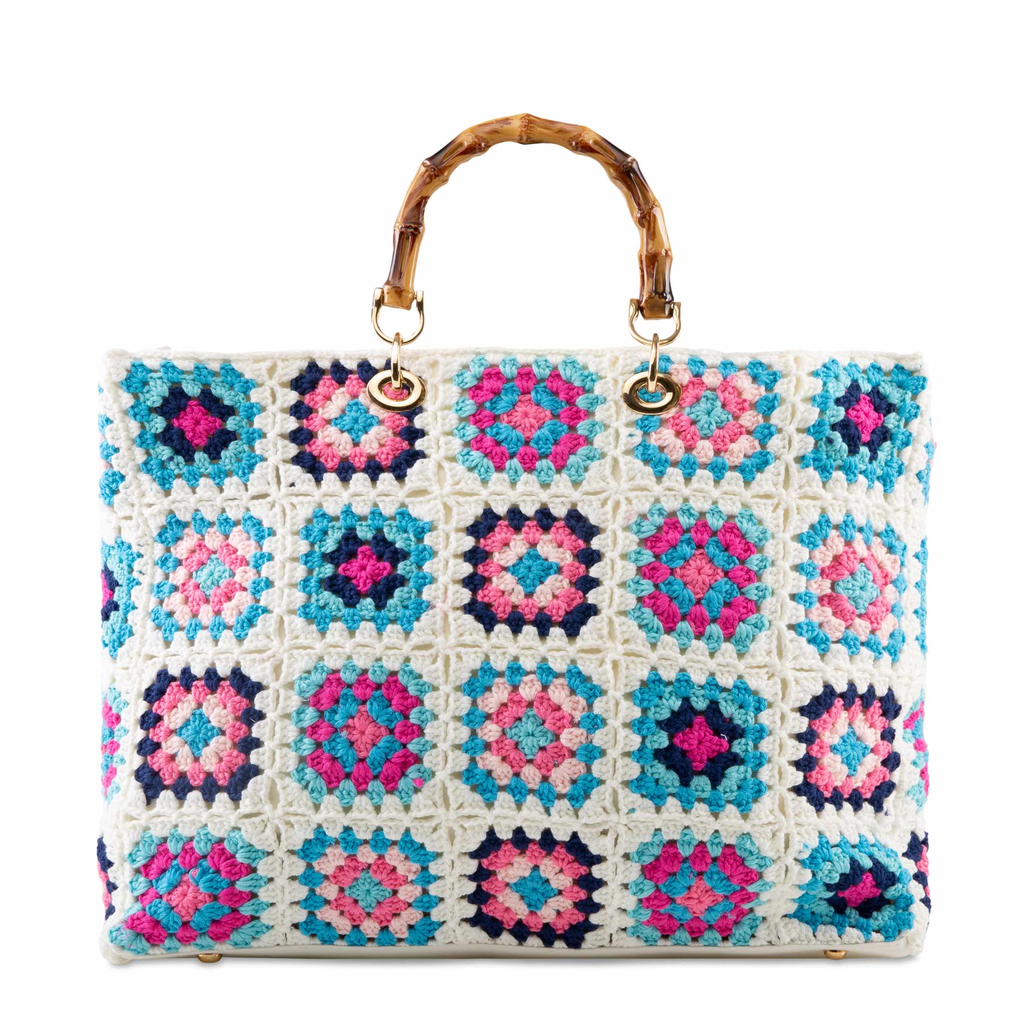 Victoria Crochet multicolor crochet bag - Image 3