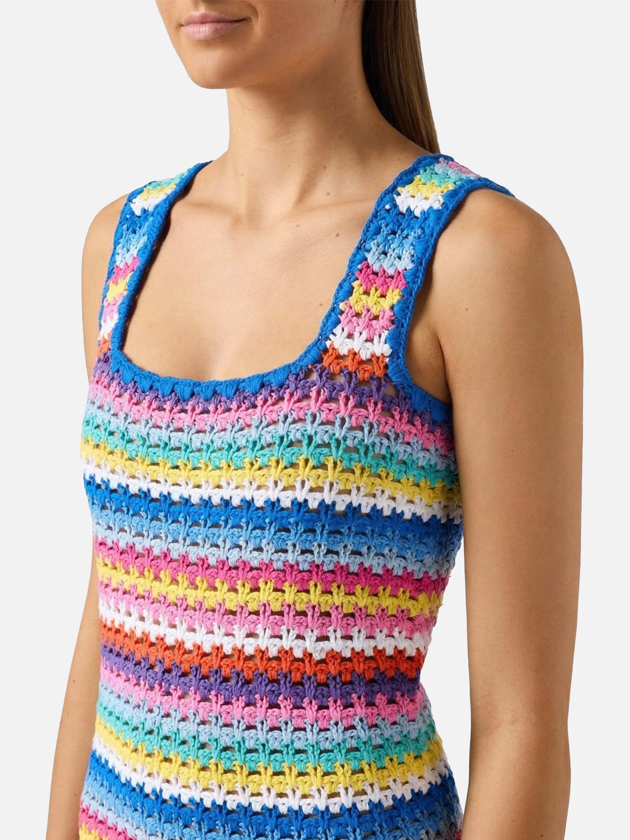 Handmade crochet cotton mini dress Jaisal - Image 2