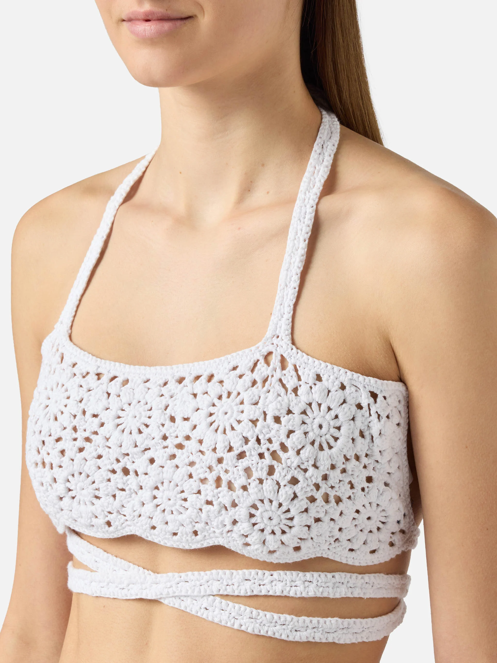 Handmade crochet flower top Alanis - Image 2
