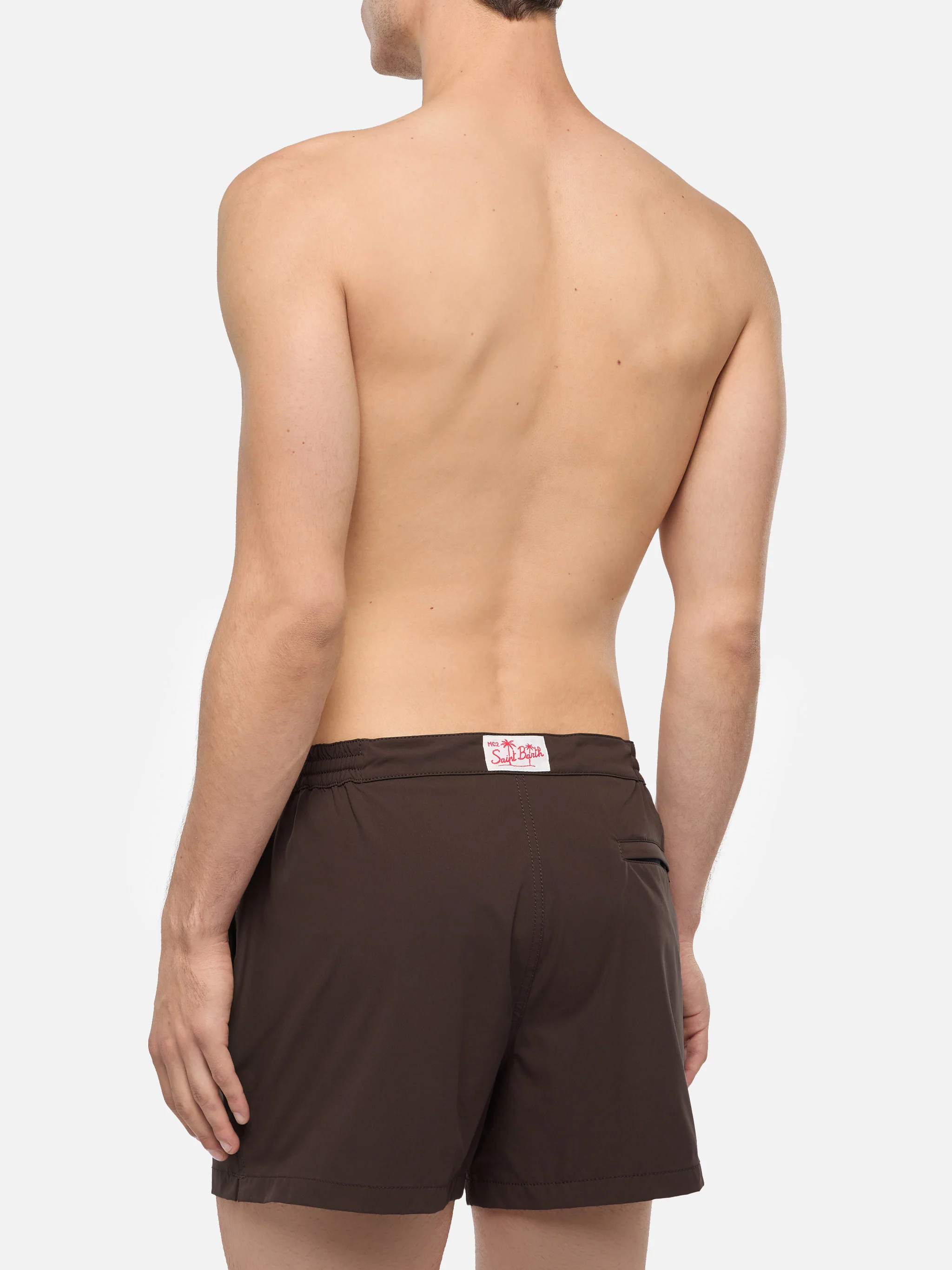 Harrys camel brown fitted cut swim shorts - Image 5
