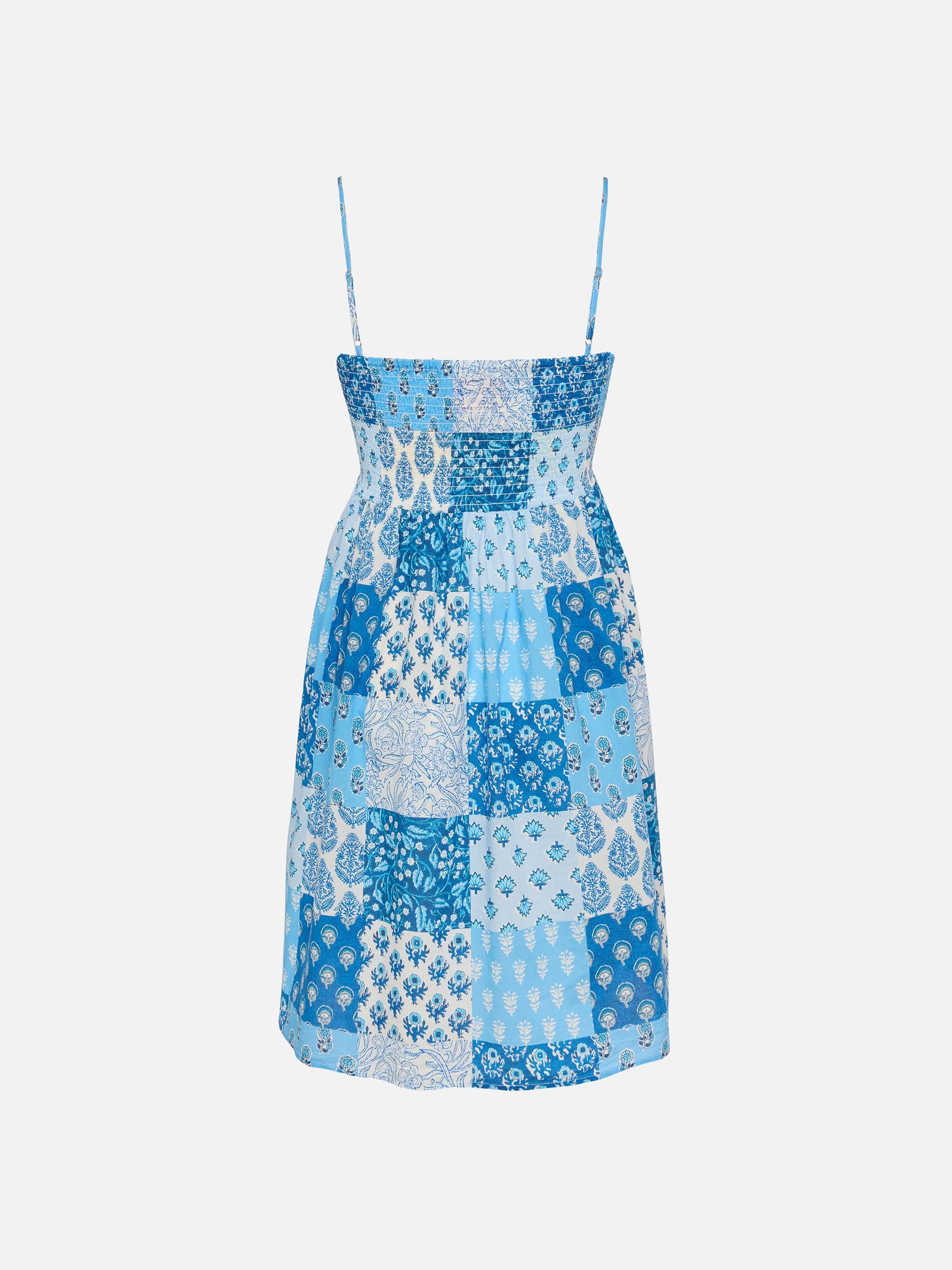 Hawa cotton dress with smocked embroidered bodice - Image 5