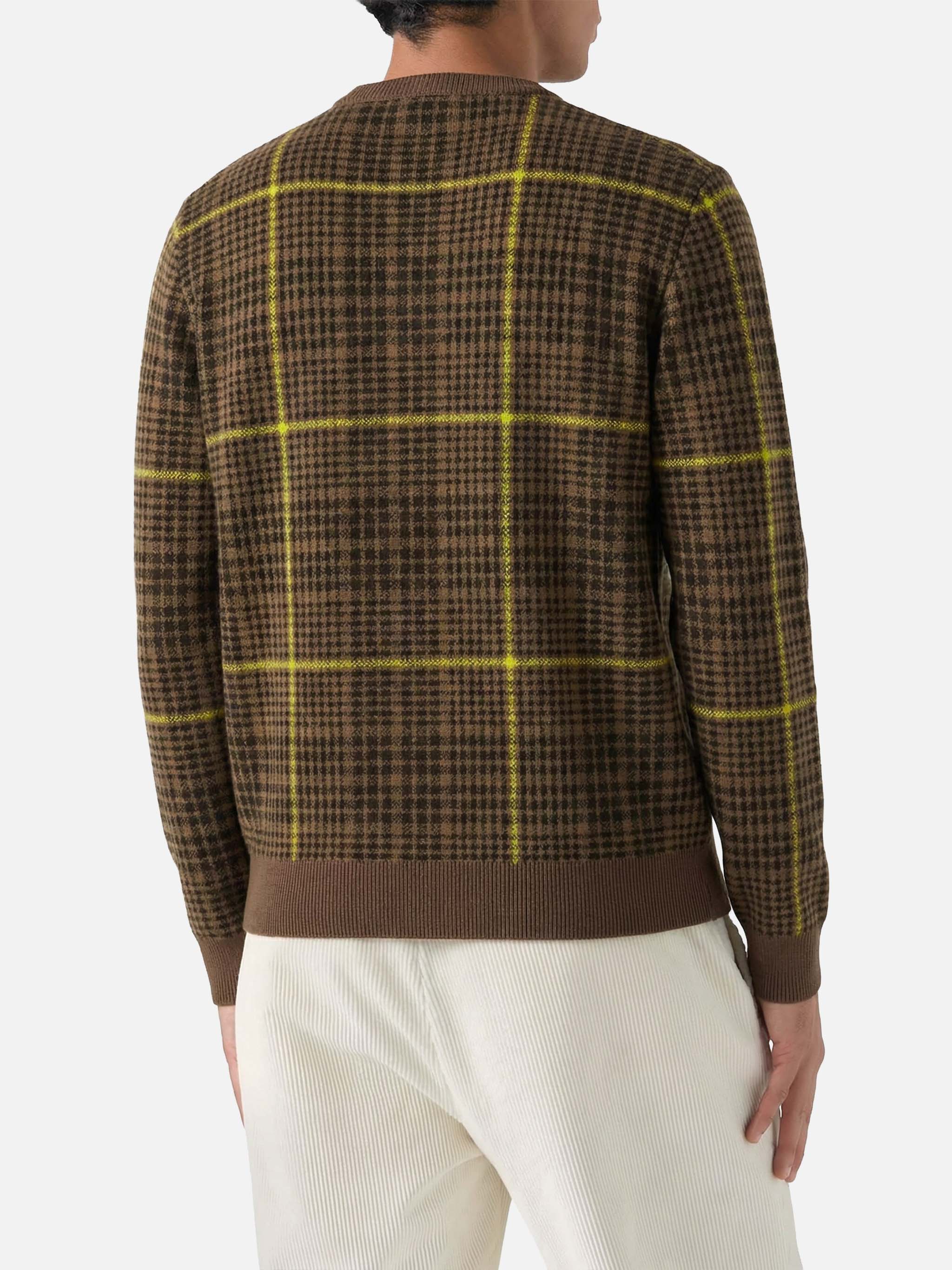 Heron P Prince of Wales Snoopy jacquard sweater | SNOOPY – PEANUTS™ SPECIAL EDITION - Image 2
