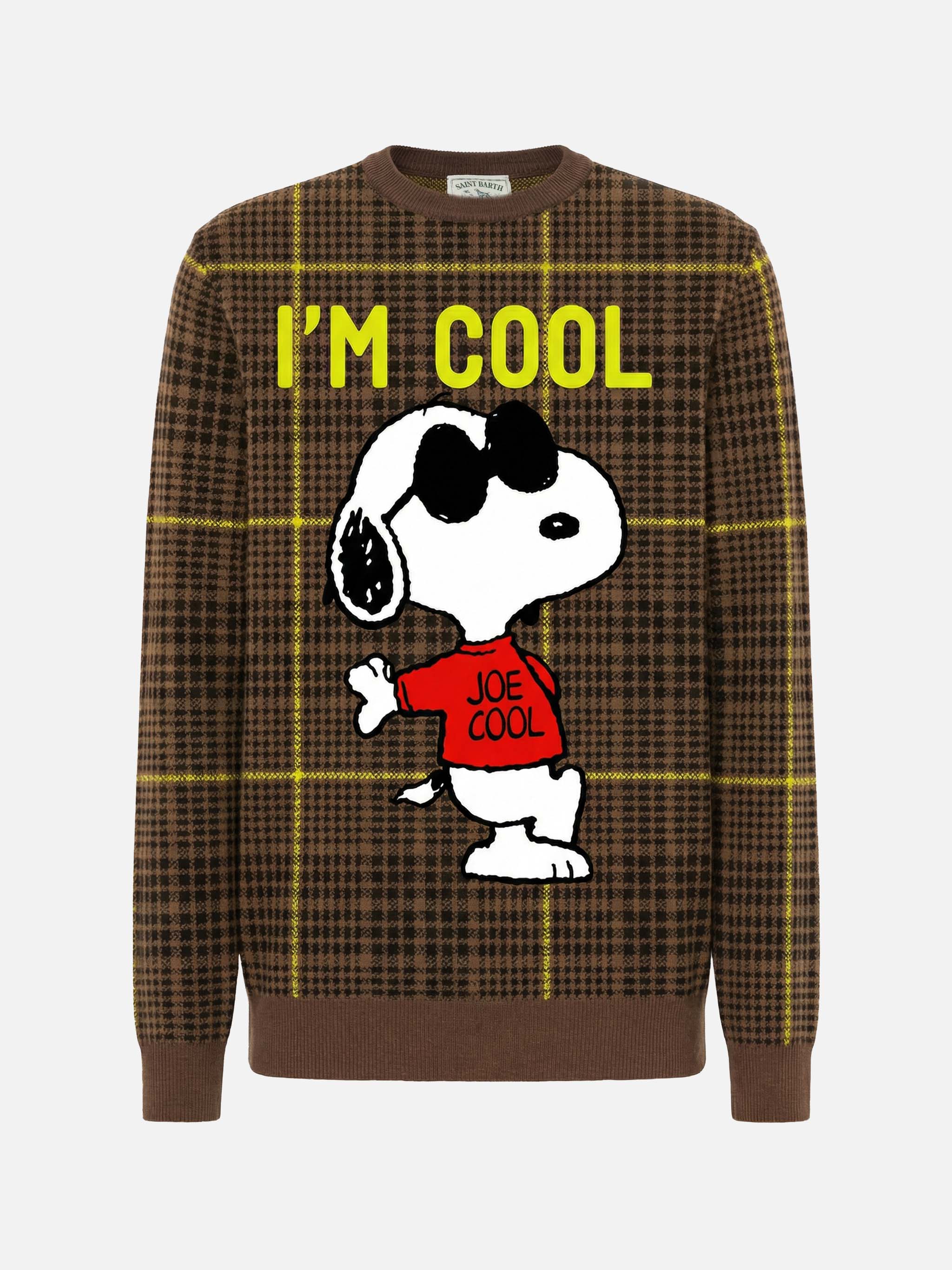 Heron P Prince of Wales Snoopy jacquard sweater | SNOOPY – PEANUTS™ SPECIAL EDITION - Image 3