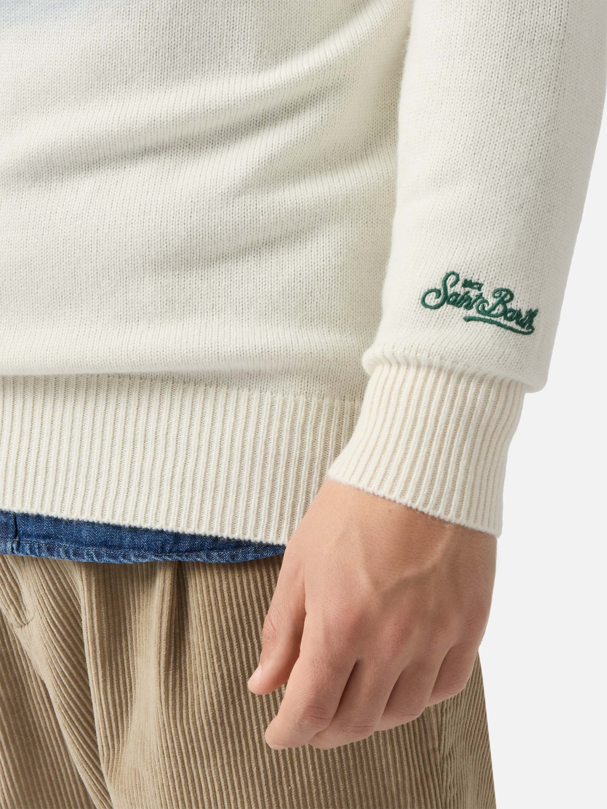 Heron Print sweater with Campiglio Road print - Image 4