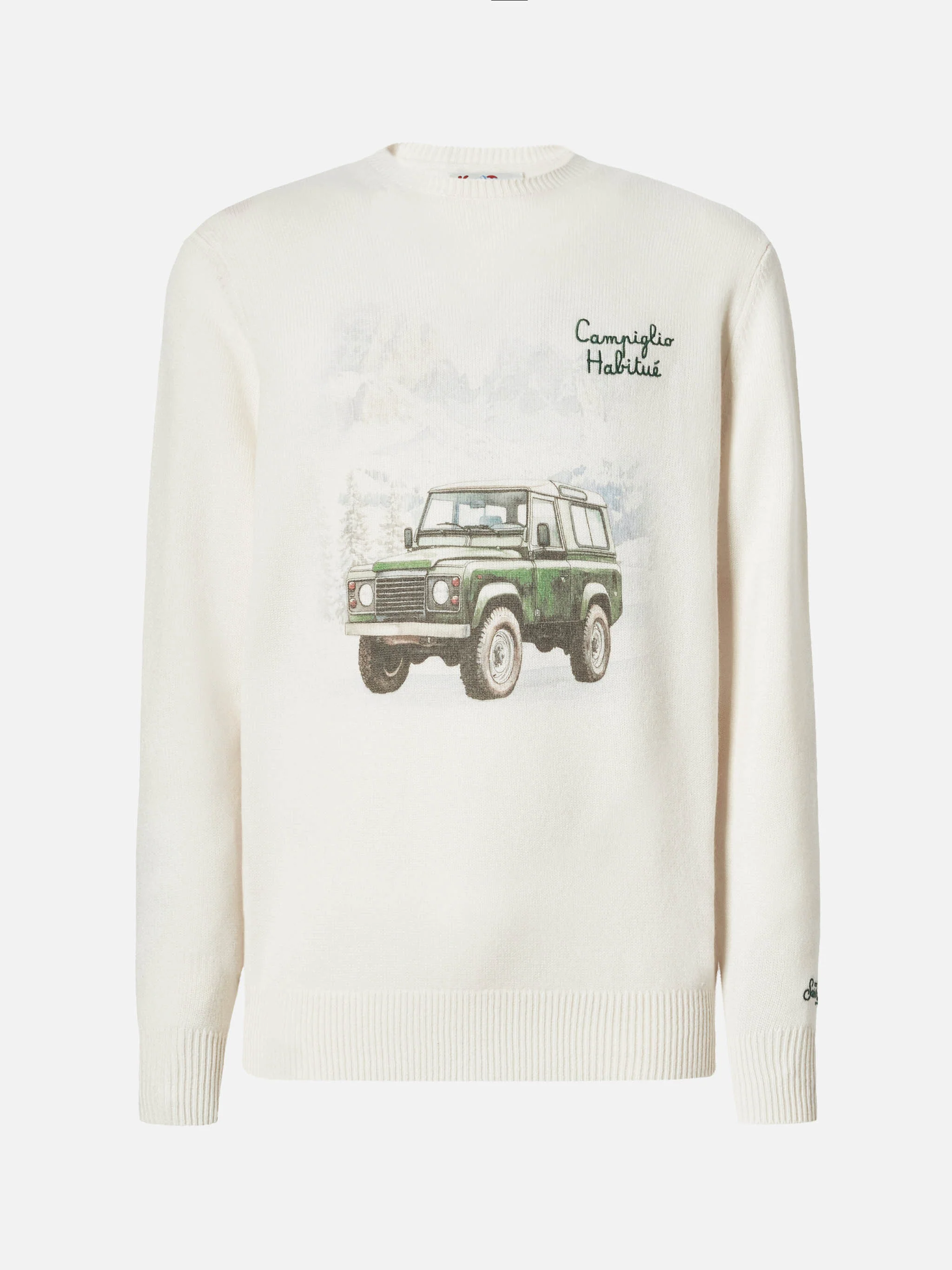 Heron Print sweater with Campiglio Road print - Image 5