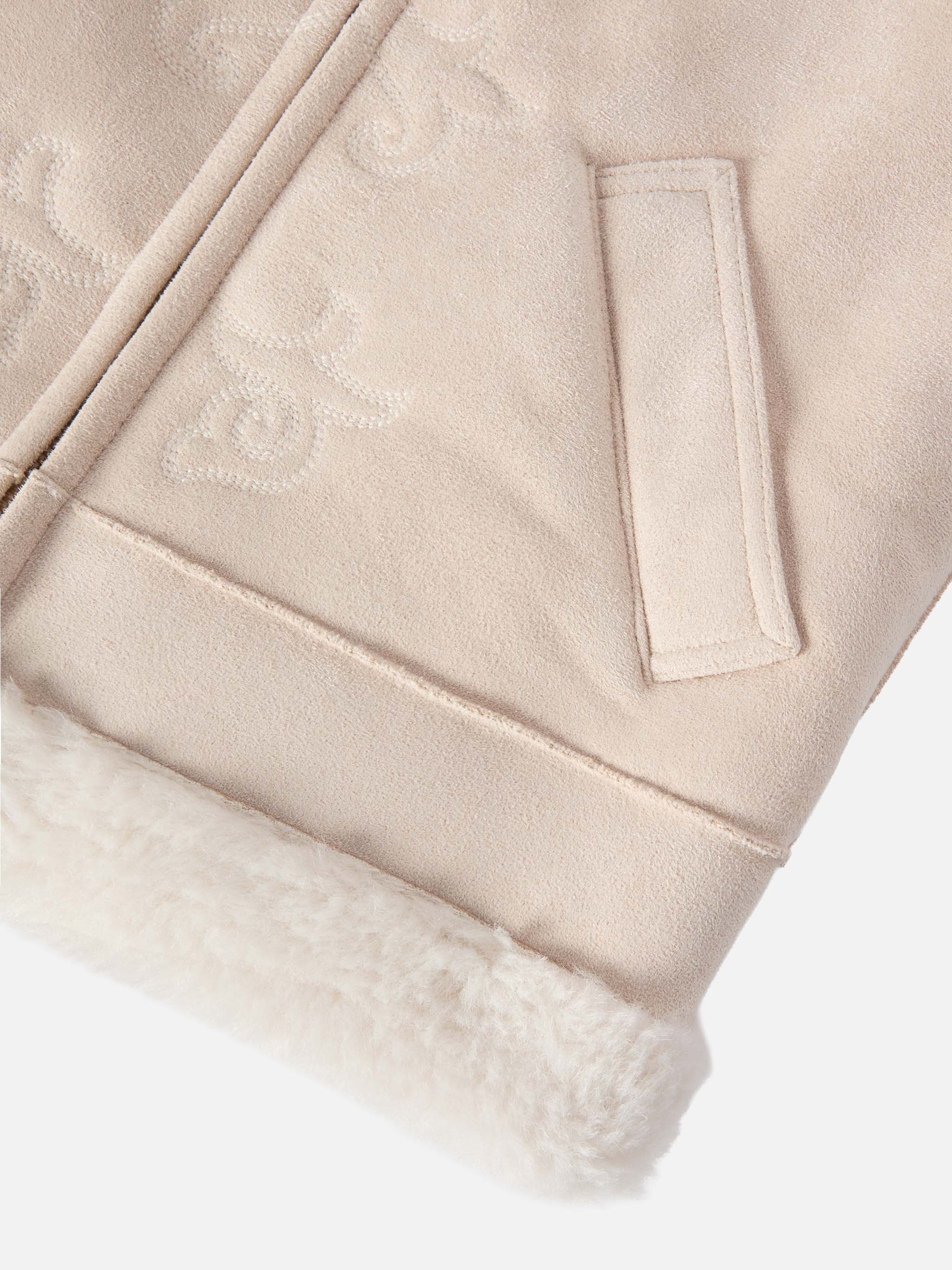 Hesketh Jr faux-shearling gilet with Western embroidery - Image 4