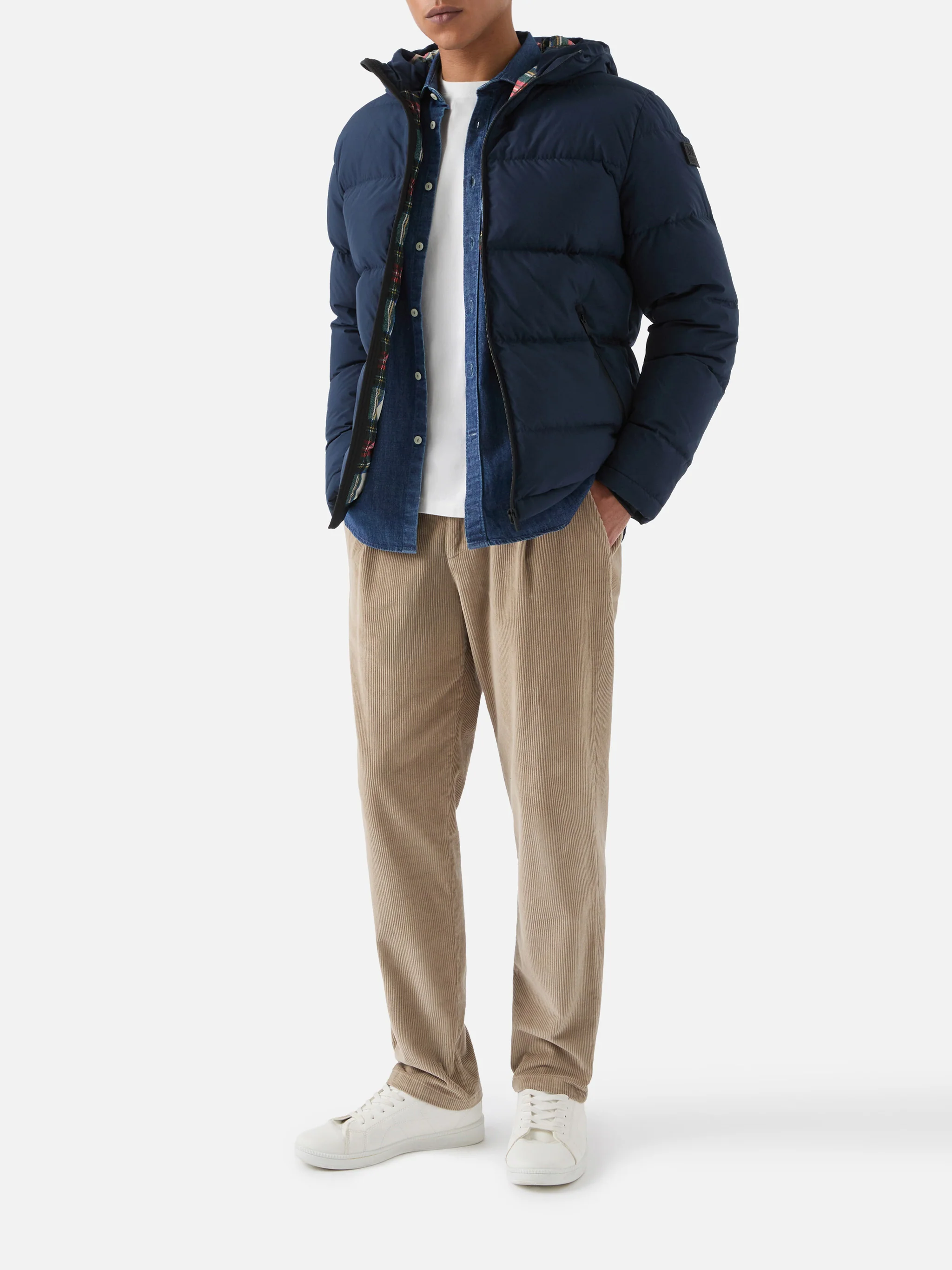Hooded down padded jacket Snoopy print | Peanuts Special Edition - Image 2