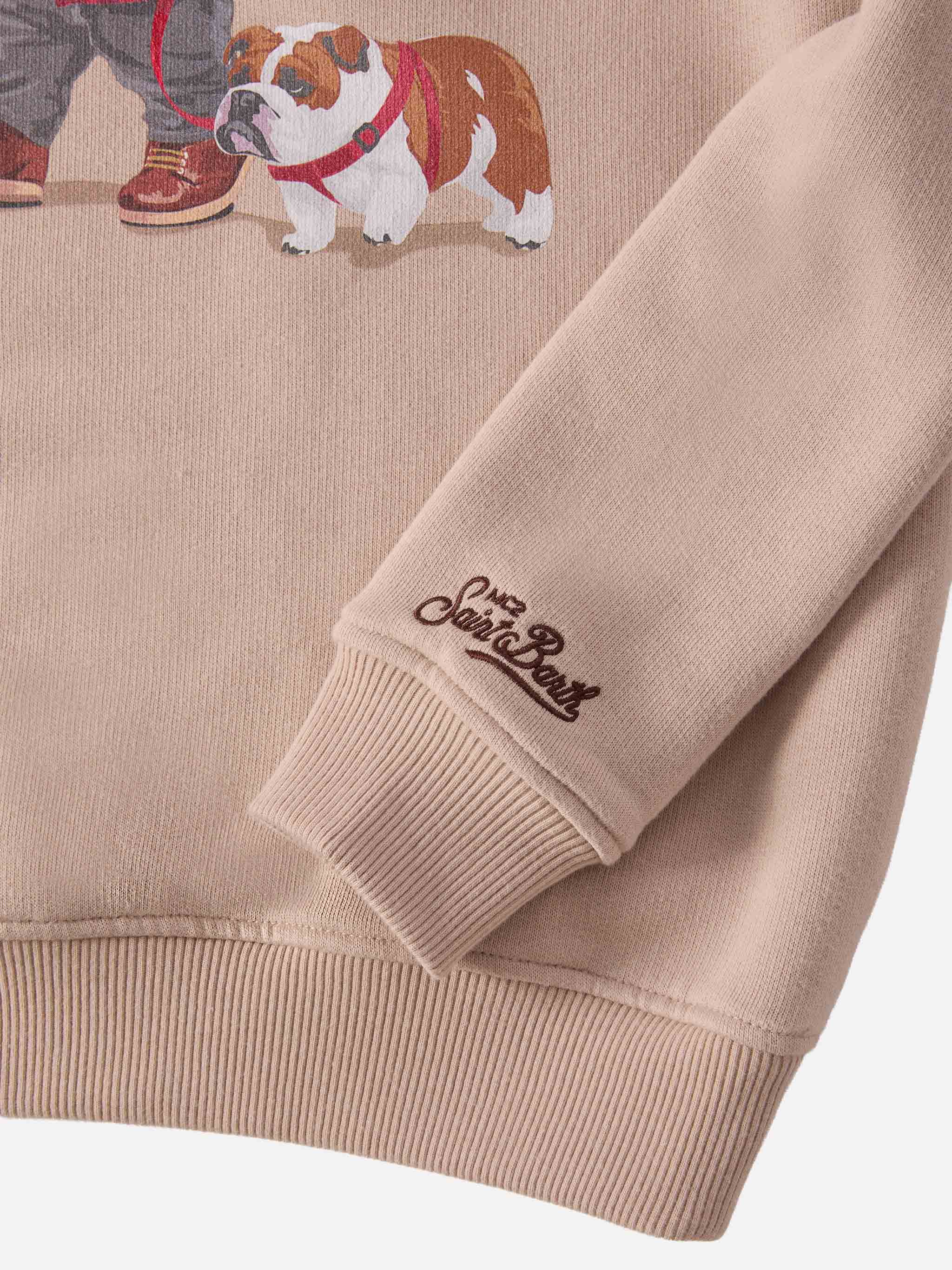 Hutton crewneck sweatshirt with bear print - Image 3