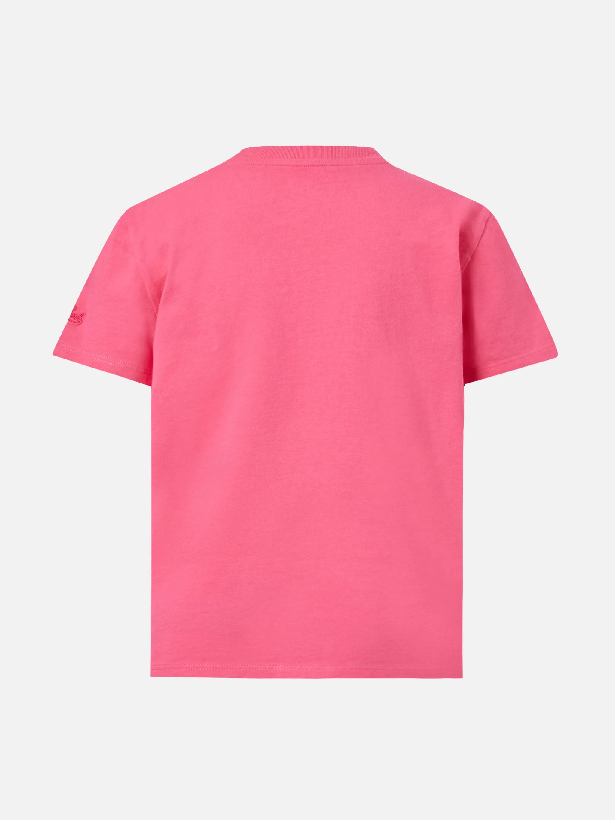 Elly fuchsia t-shirt with embroidery - Image 3