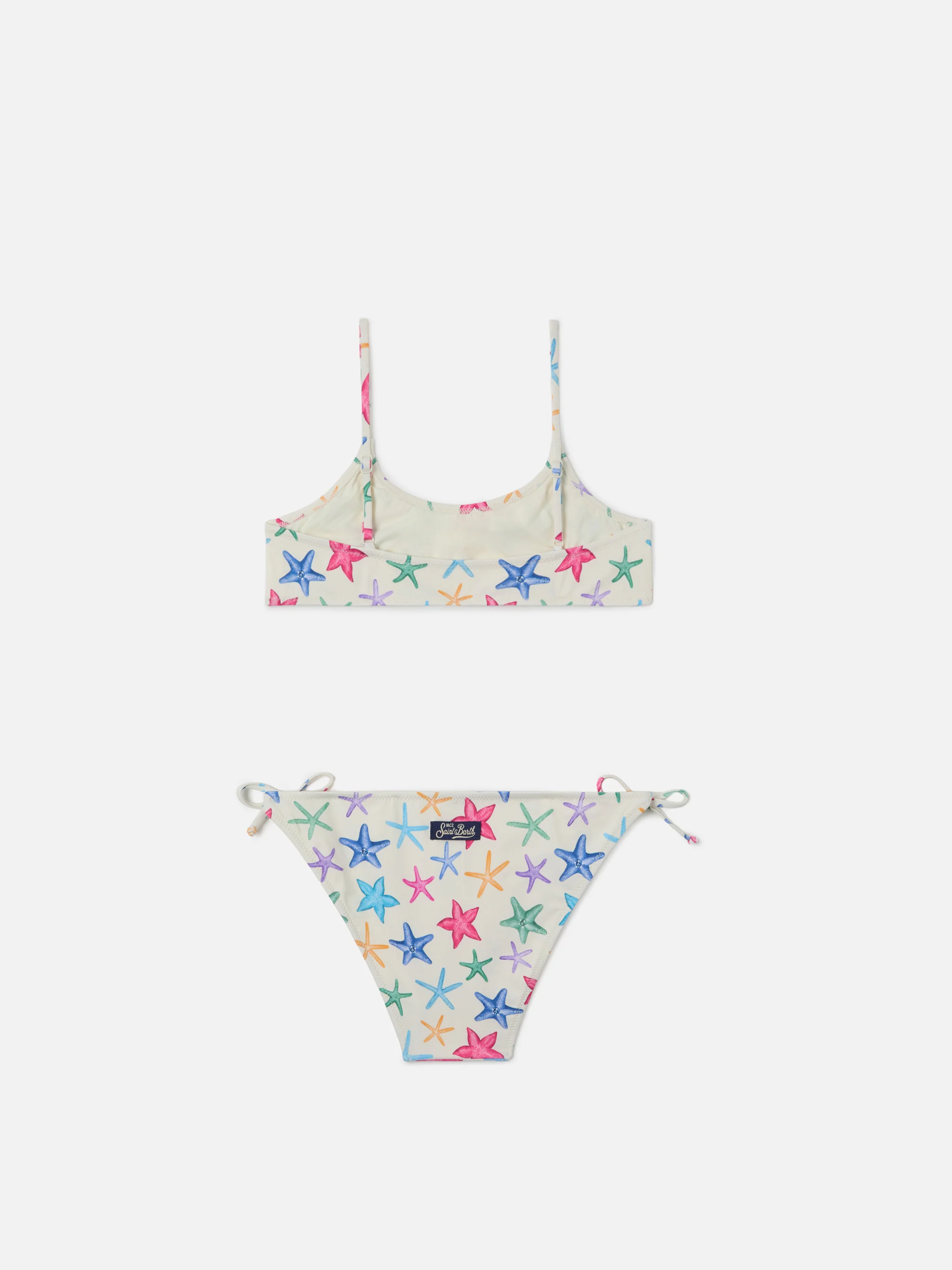 Jaiden cream bikini with multicolor starfish print - Image 2