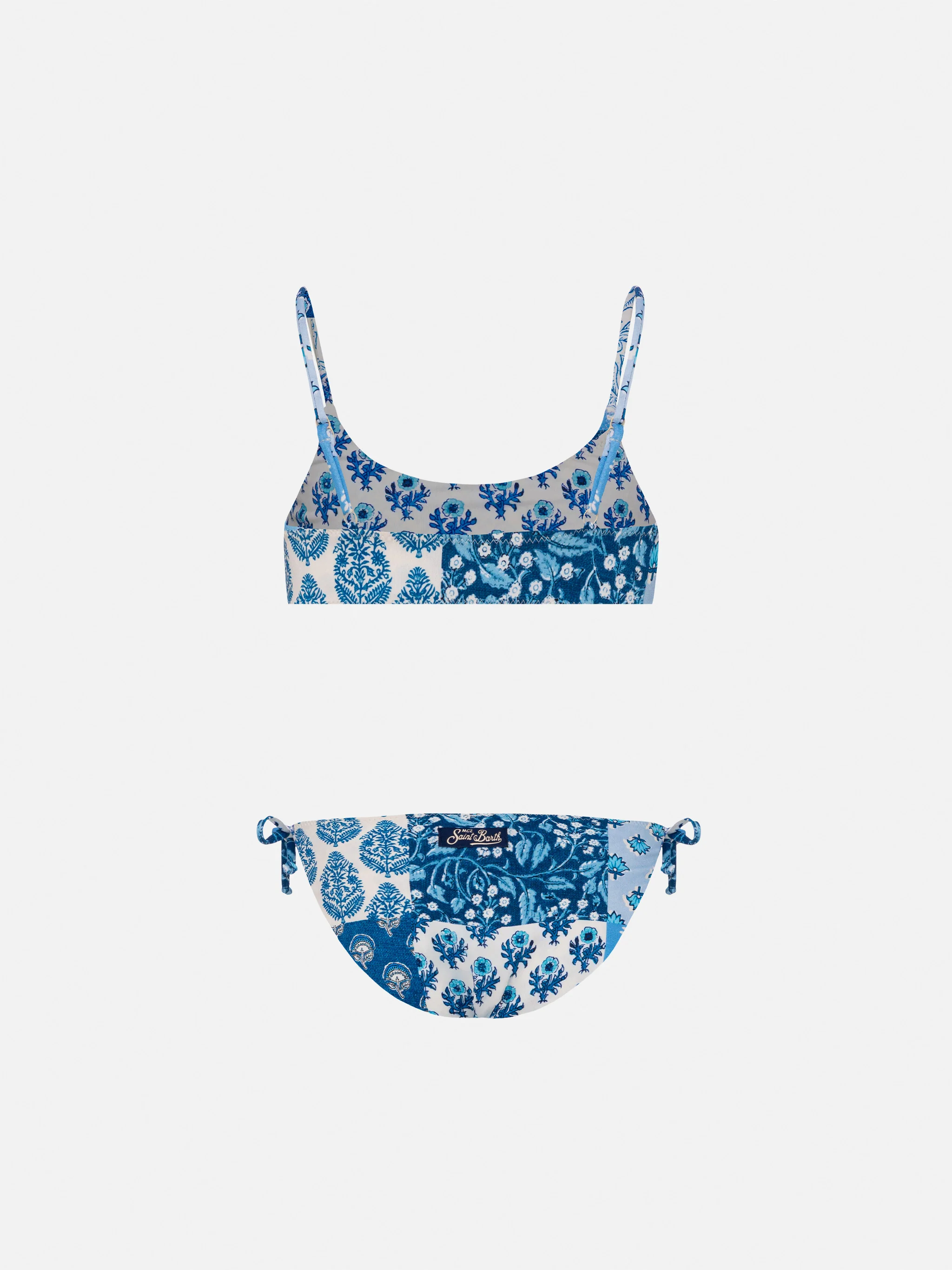 Jaiden double face bralette bikini with flower print - Image 2
