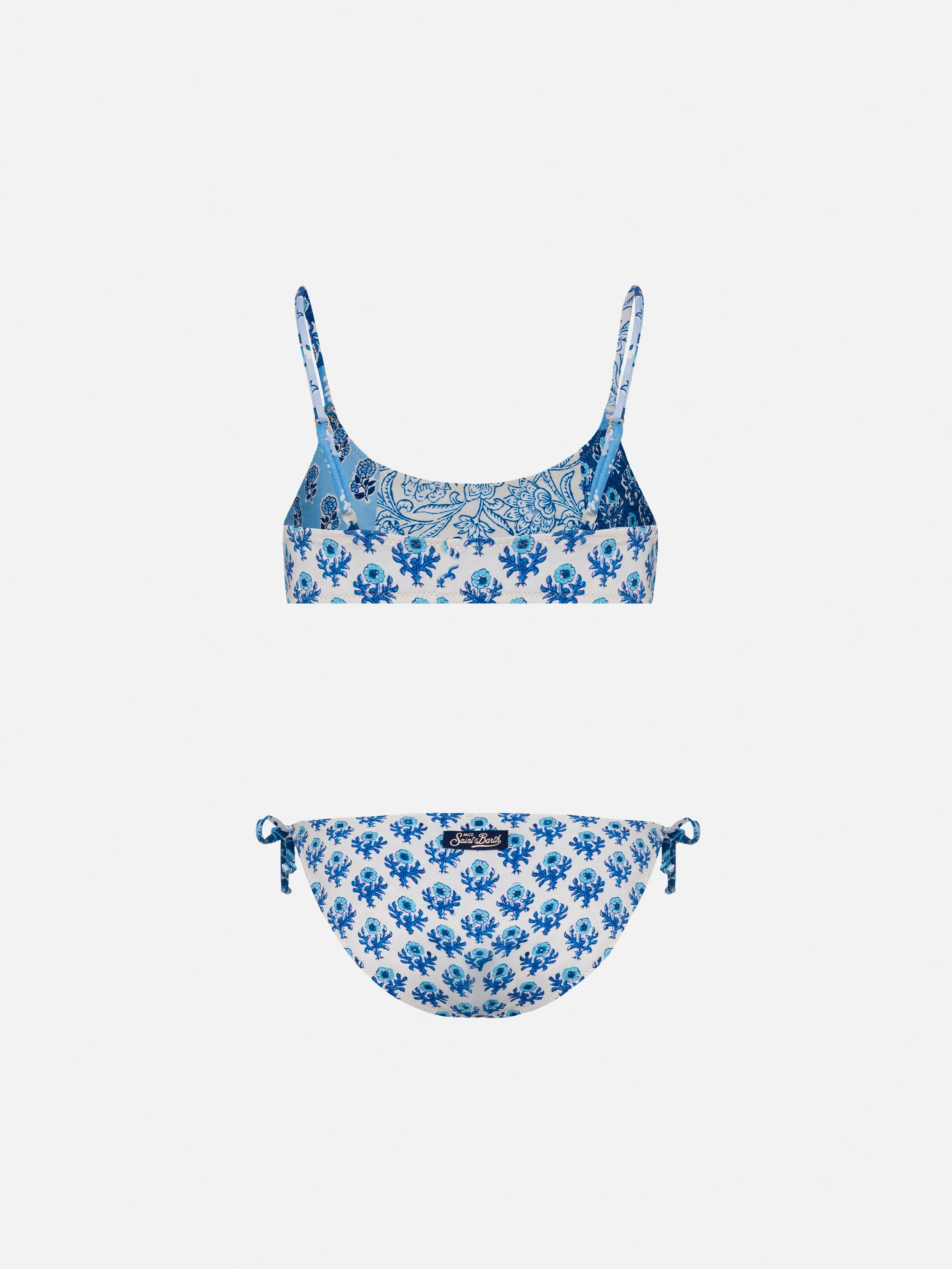 Jaiden double face bralette bikini with flower print - Image 5
