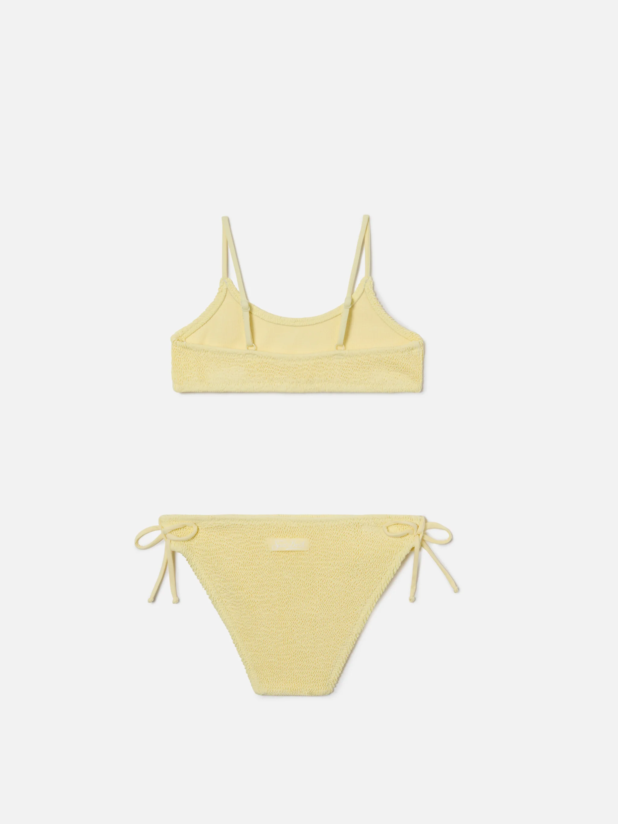Jaiden pastel yellow crinkle bikini - Image 2