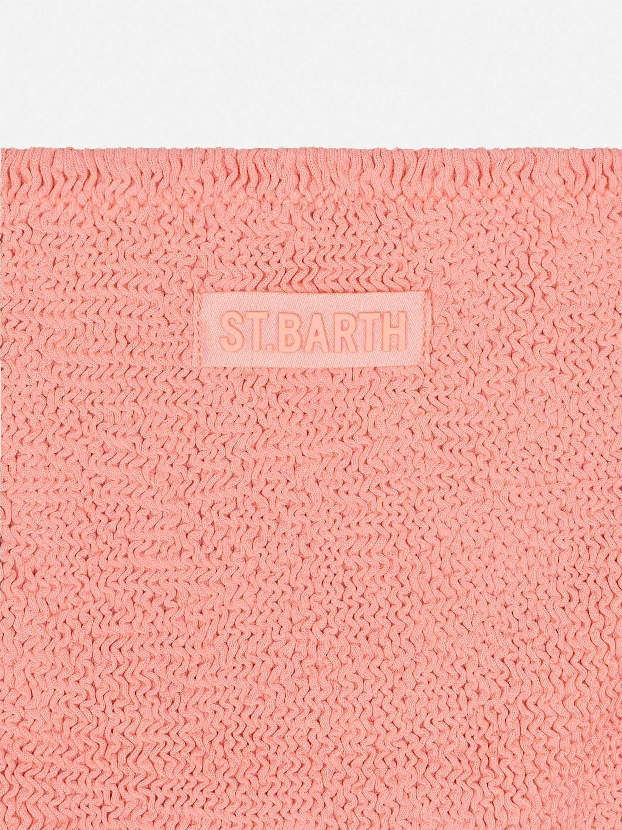 Jaiden pink crinkle bralette bikini - Image 3