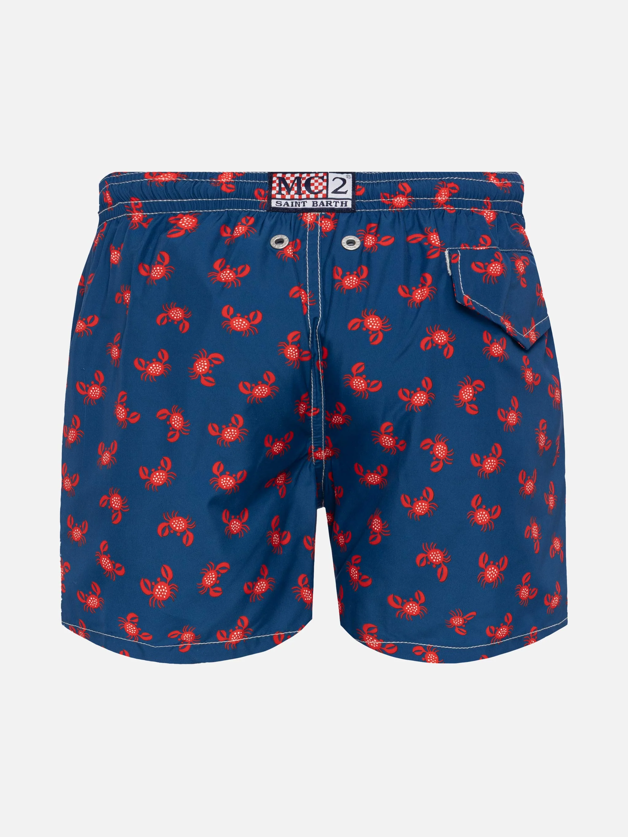 Jean Lighting 70 lightweight swim shorts with crab print - Image 2
