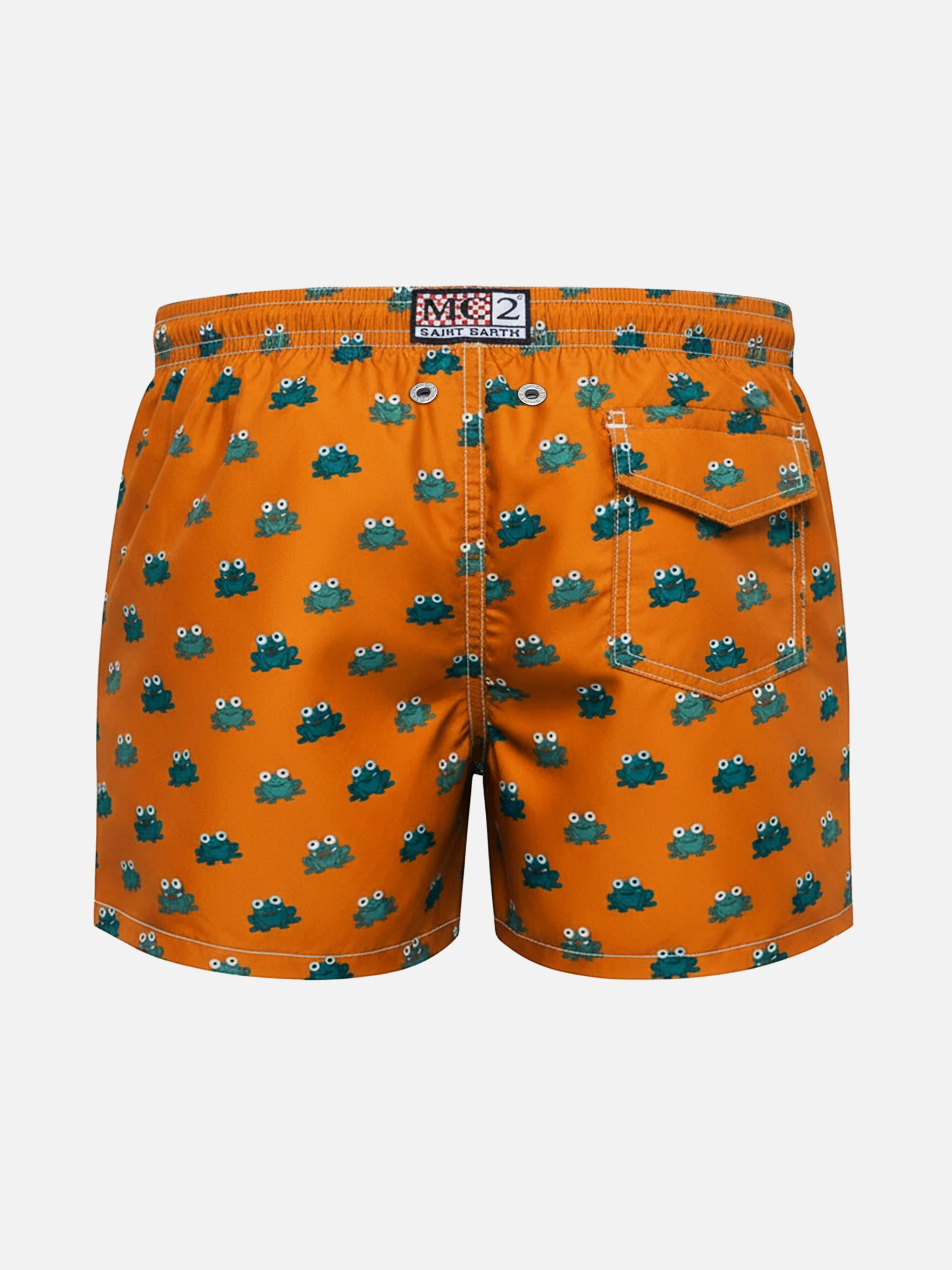 Jean Lighting 70 lightweight swim shorts with frogs print - Image 2