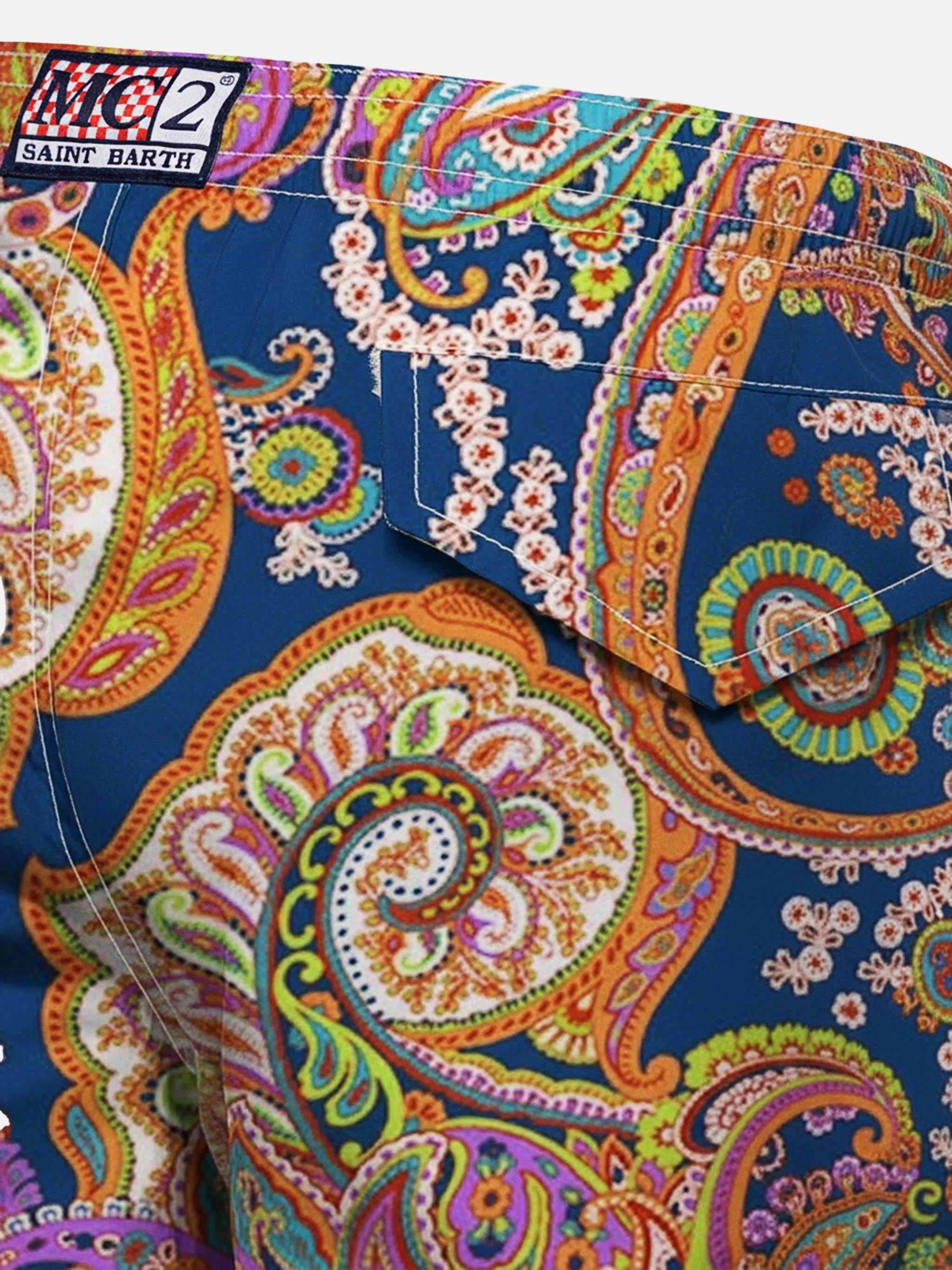 Jean Lighting 70 lightweight swim shorts with paisley print - Image 3