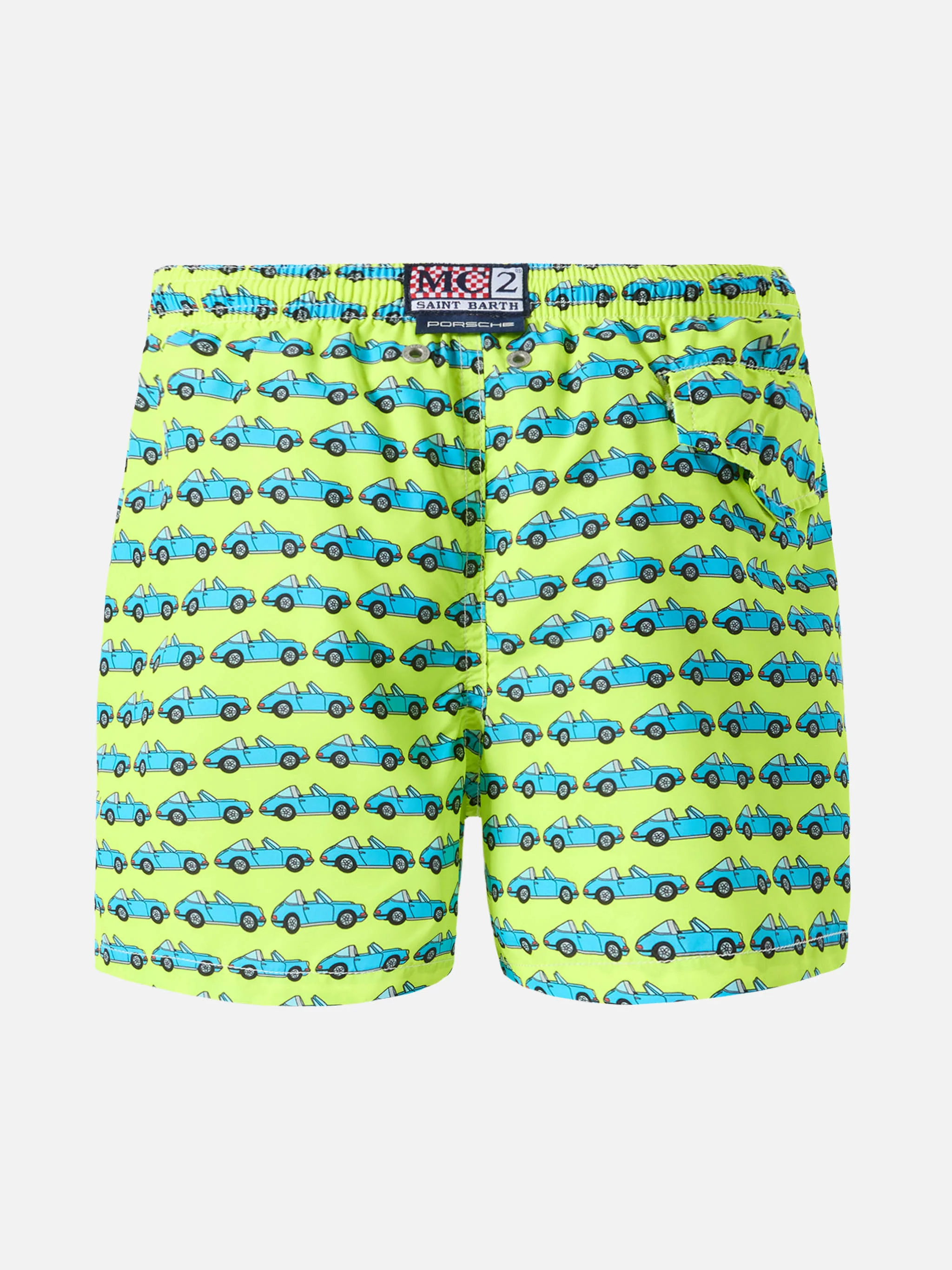 Jean Lighting lightweight fabric swim shorts with Porsche print | PORSCHE SPECIAL EDITION - Image 2