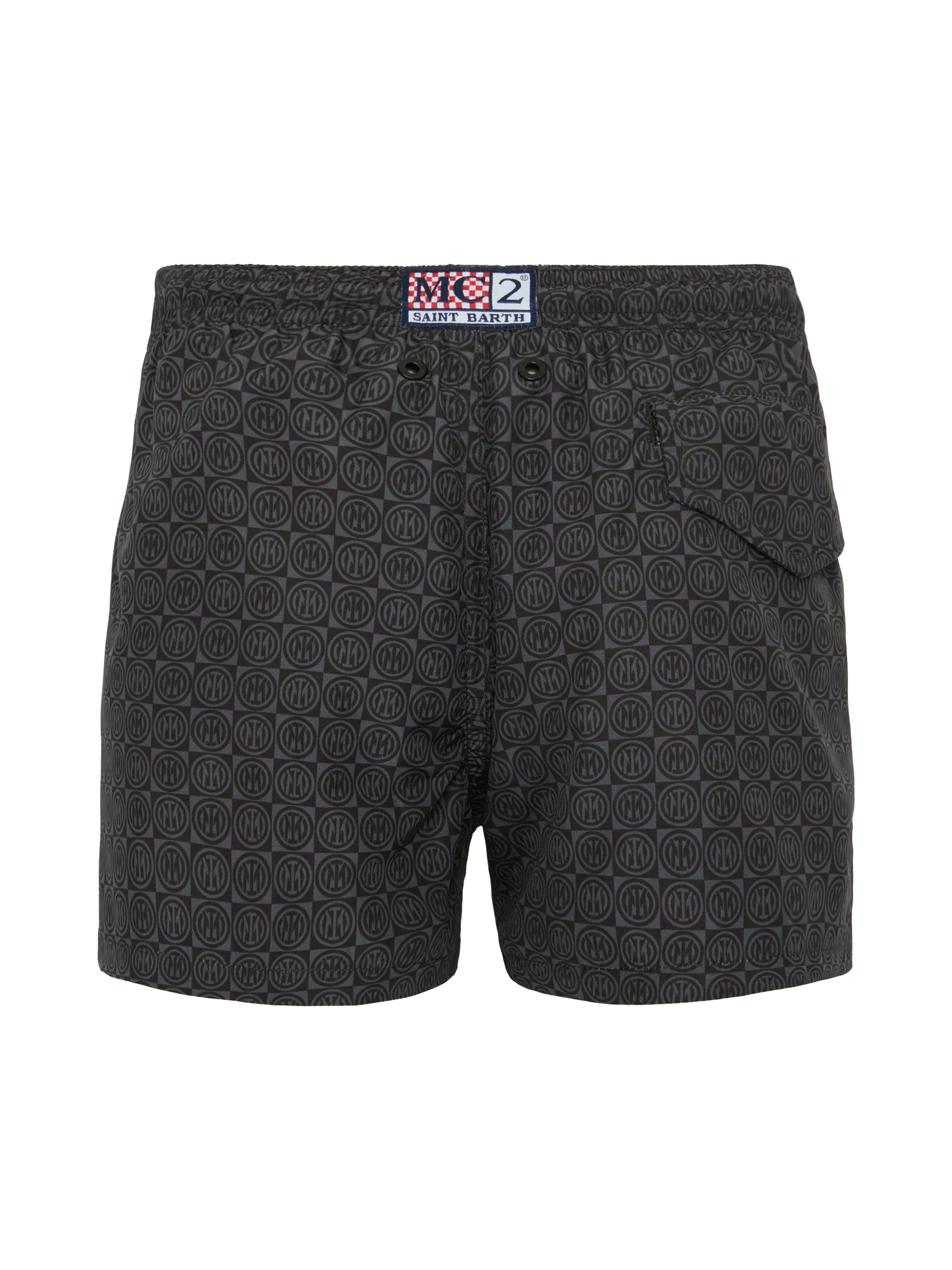 Jean Lighting lightweight fabric swim shorts with Inter logo print | INTER FC SPECIAL EDITION - Image 2