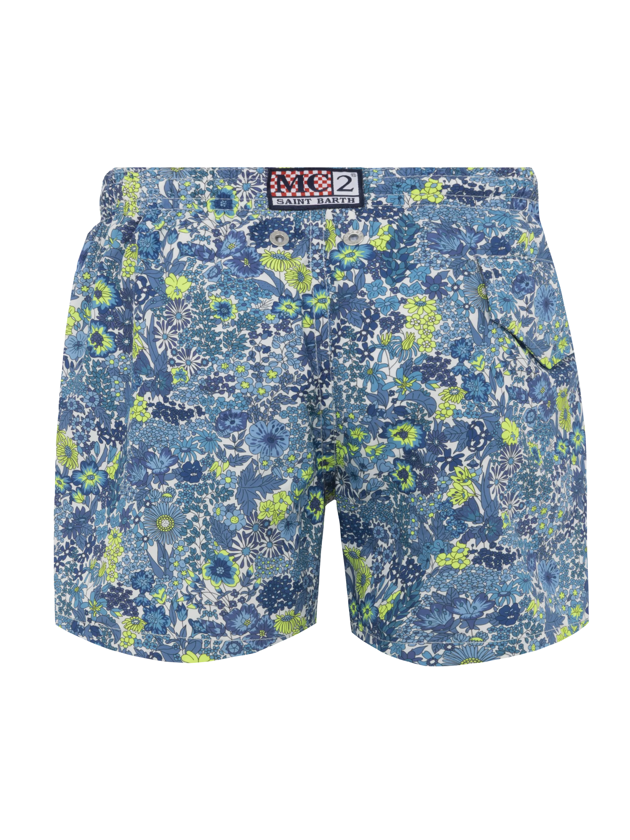 Jean Lighting lightweight fabric swim shorts with Margaret Annie print | MADE WITH LIBERY FABRIC - Image 2