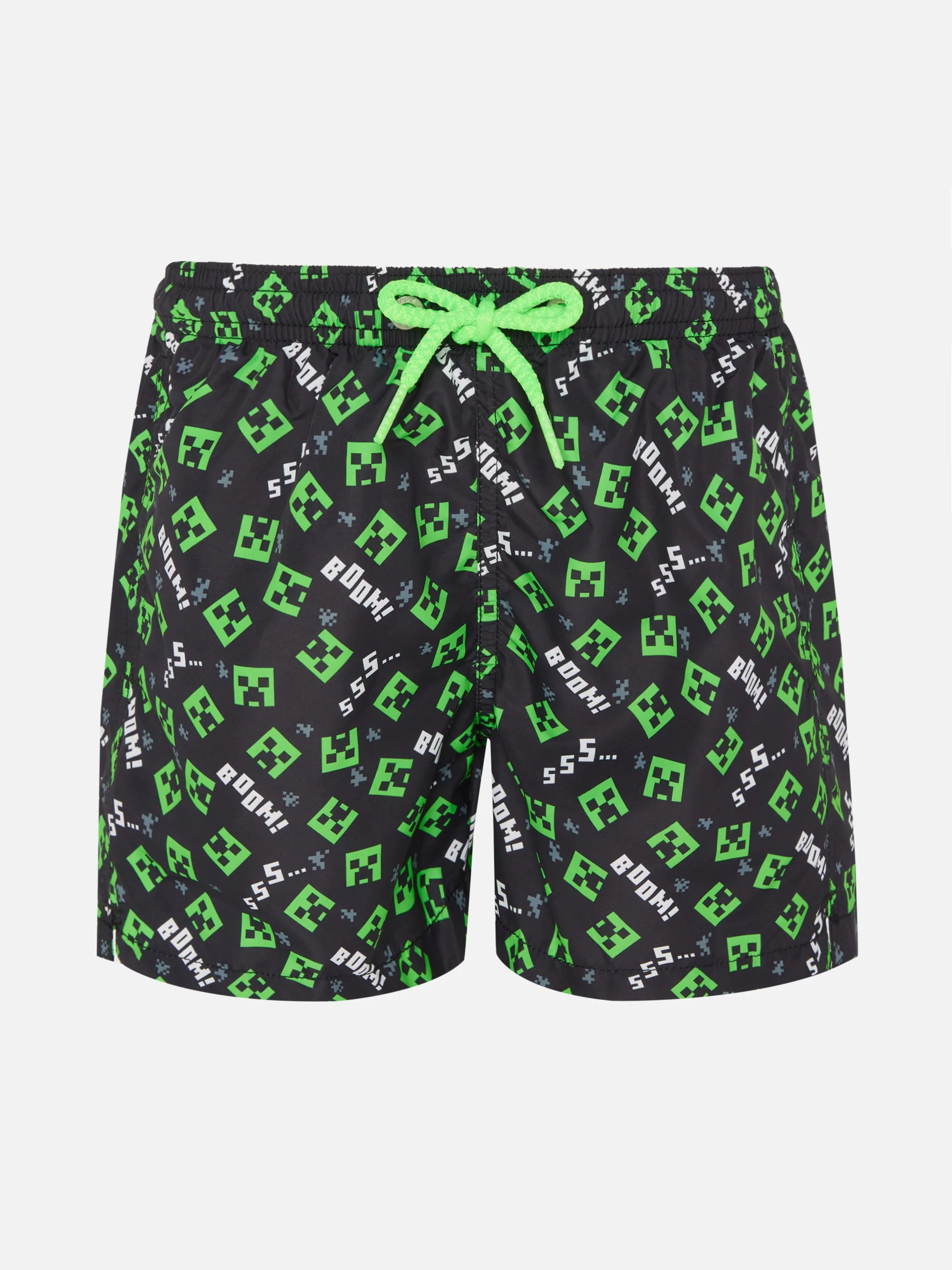 Jean Lighting lightweight fabric swim shorts with Minecraft print|MINECRAFT SPECIAL EDITION