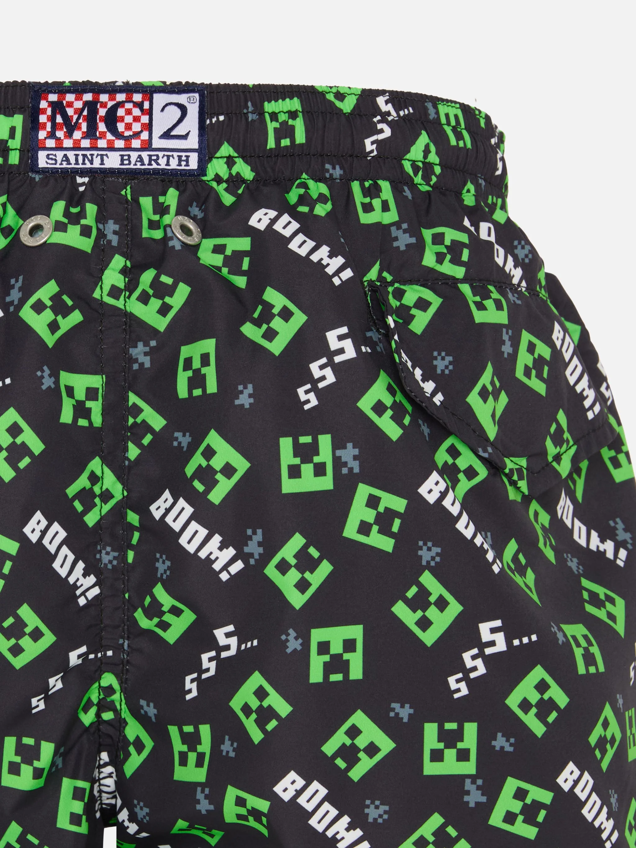 Jean Lighting lightweight fabric swim shorts with Minecraft print|MINECRAFT SPECIAL EDITION - Image 3