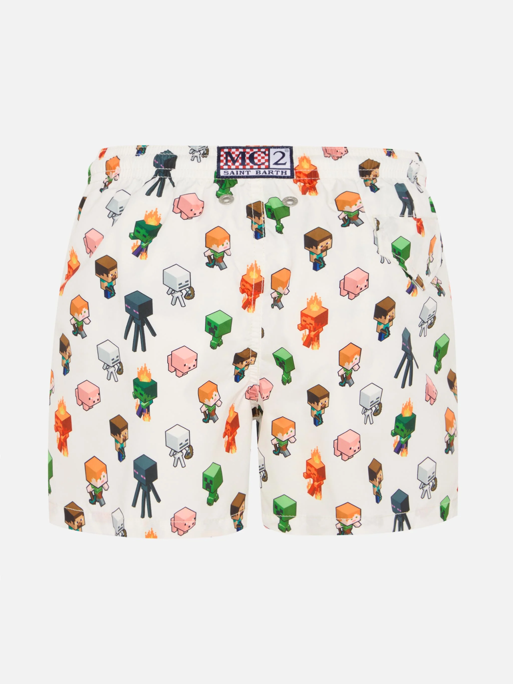 Jean Lighting lightweight fabric swim shorts with Minecraft print | MINECRAFT SPECIAL EDITION - Image 2