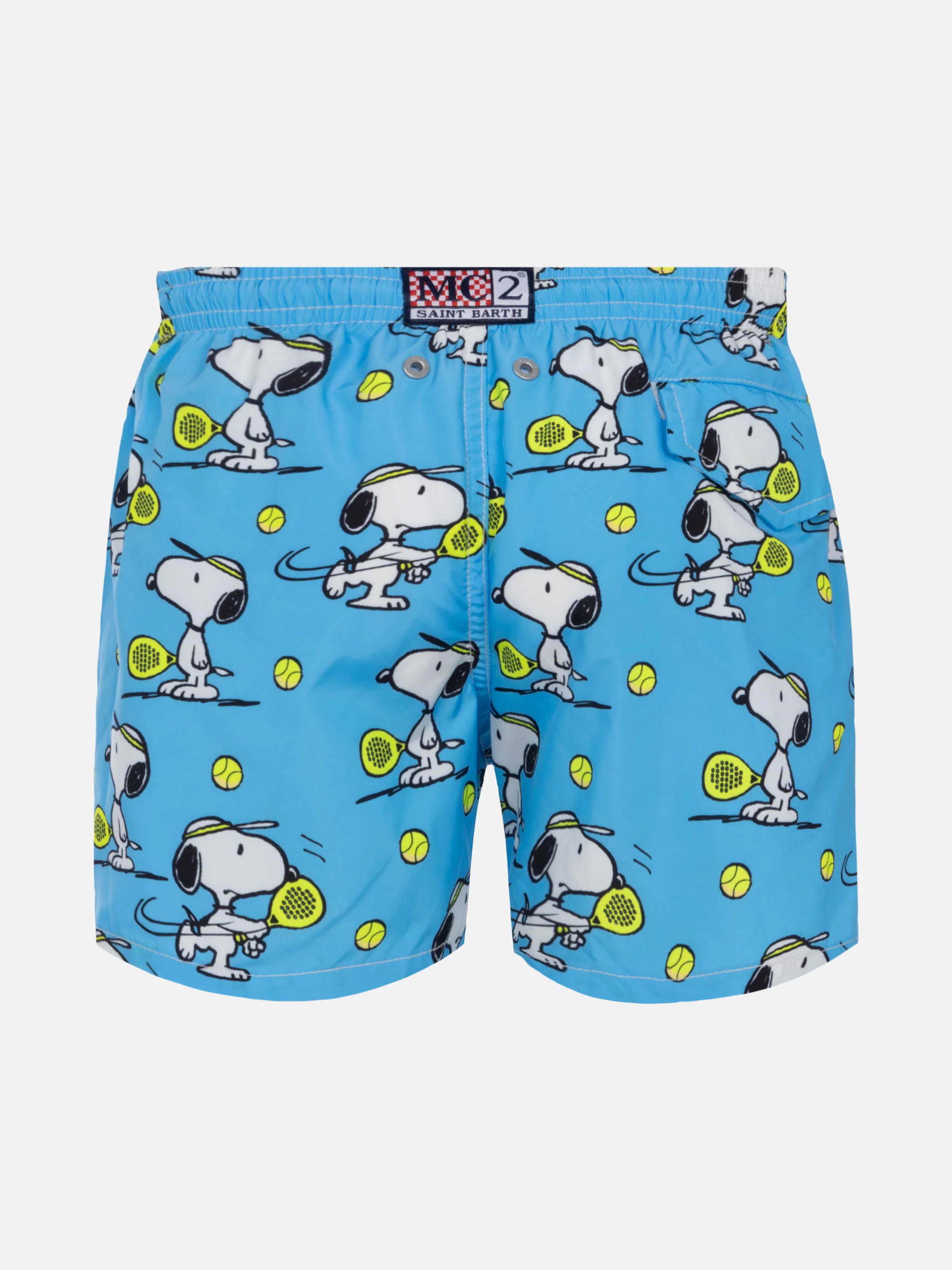 Jean Lighting lightweight fabric swim shorts with Snoopy padel player print|SNOOPY PEANUTS® SPECIAL EDITION - Image 2