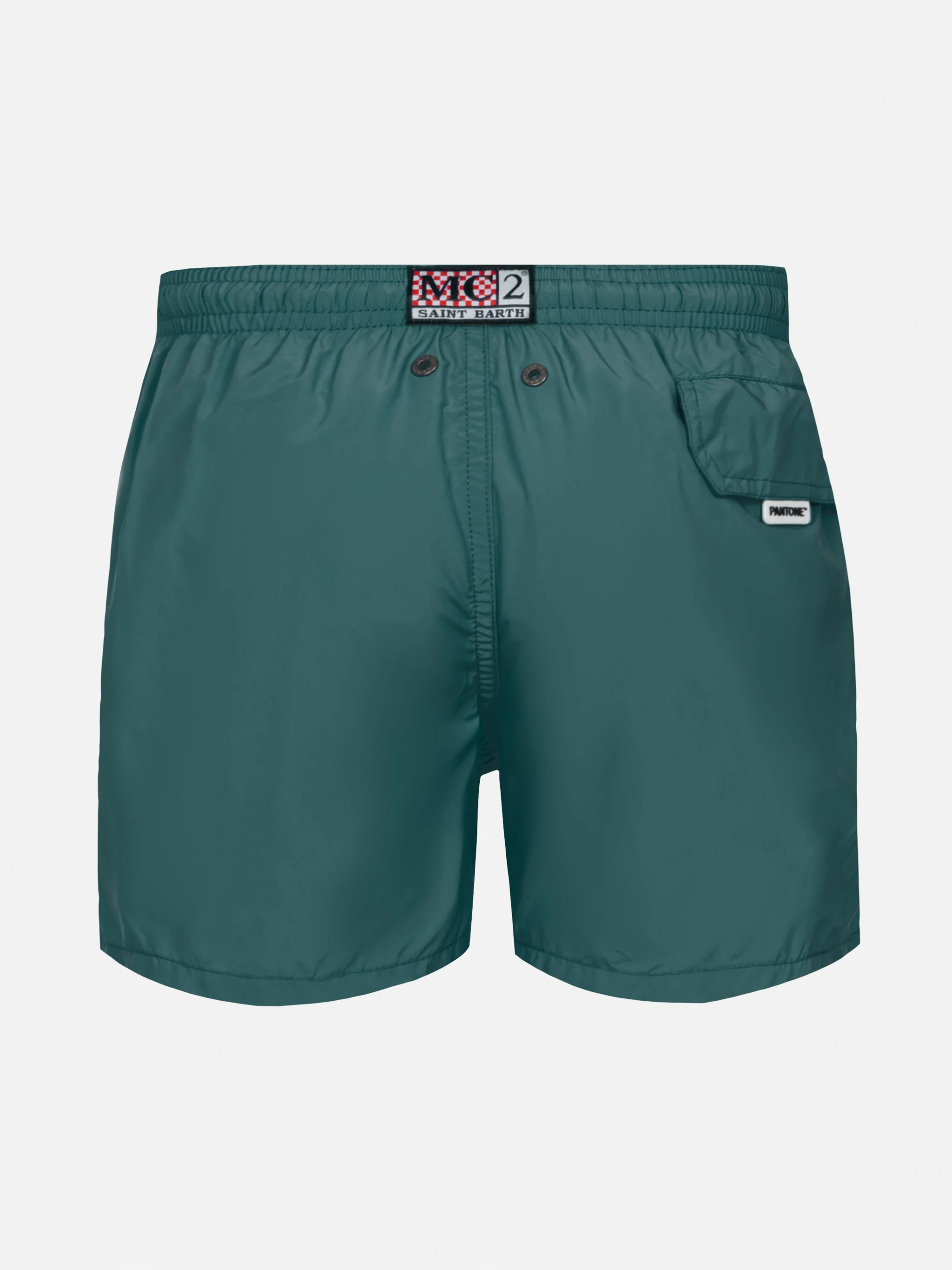 Jean Lighting Pantone lightweight British green swim shorts | PANTONE® SPECIAL EDITION - Image 2