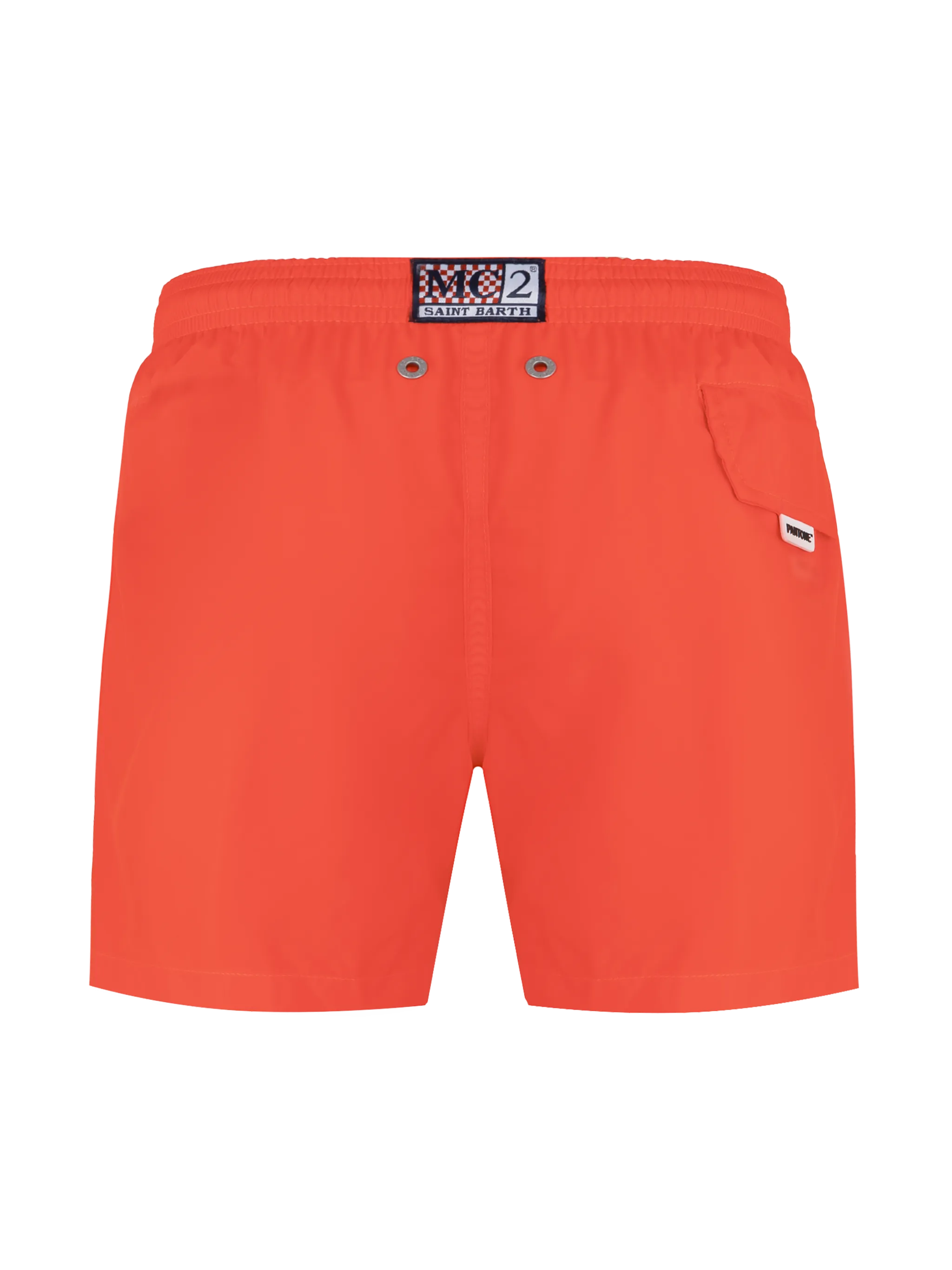 Jean Lighting Pantone lightweight fluo orange swim shorts | PANTONE® SPECIAL EDITION - Image 2