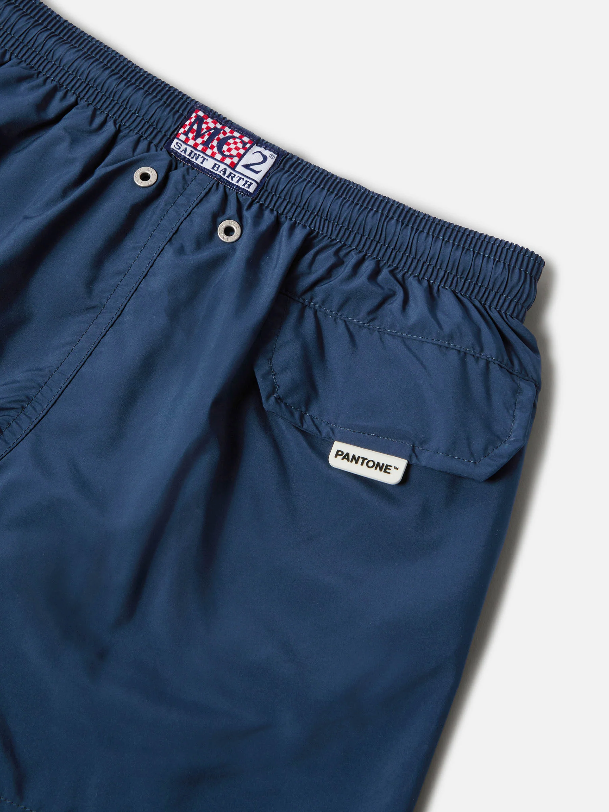 Jean Lighting Pantone swim shorts solid Blue Navy - Image 3