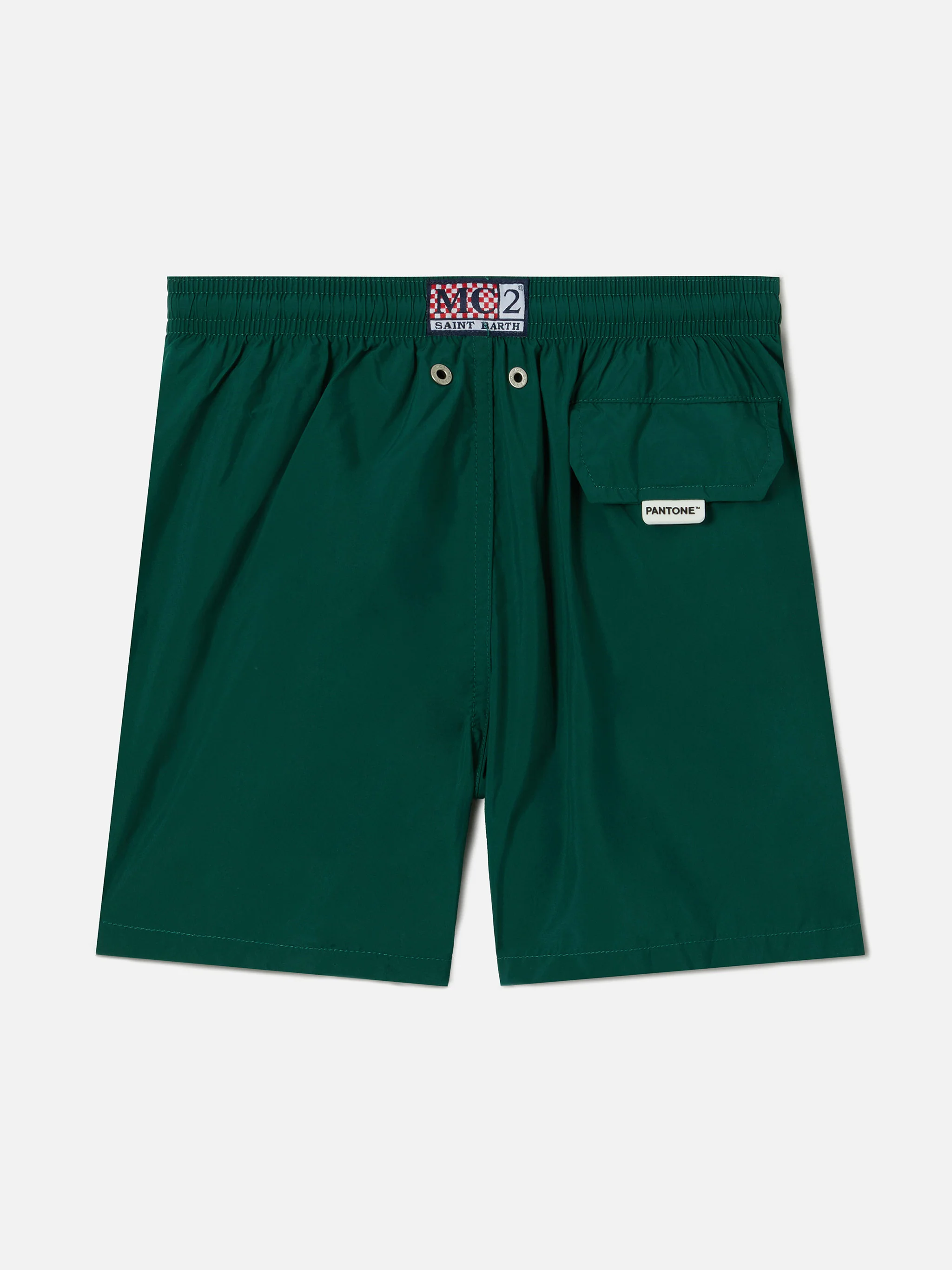 Jean Lighting Pantone swim shorts solid British Green - Image 2