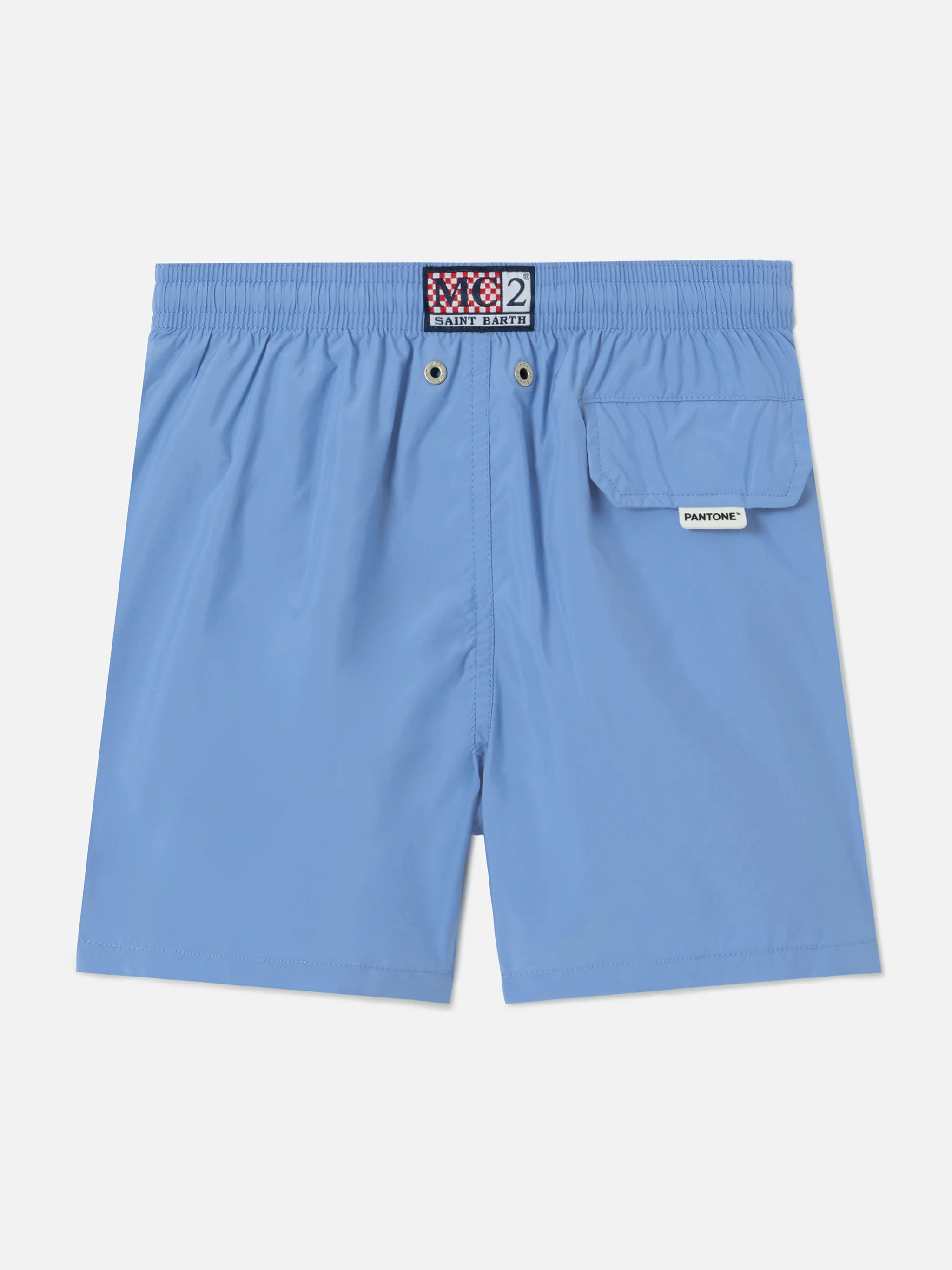 Jean Lighting Pantone swim shorts solid Cloud Blue - Image 2